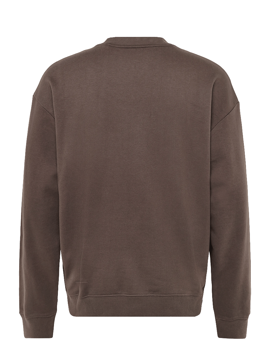 HUGO - Dapocrew - sweatshirts - brown overflow - 1