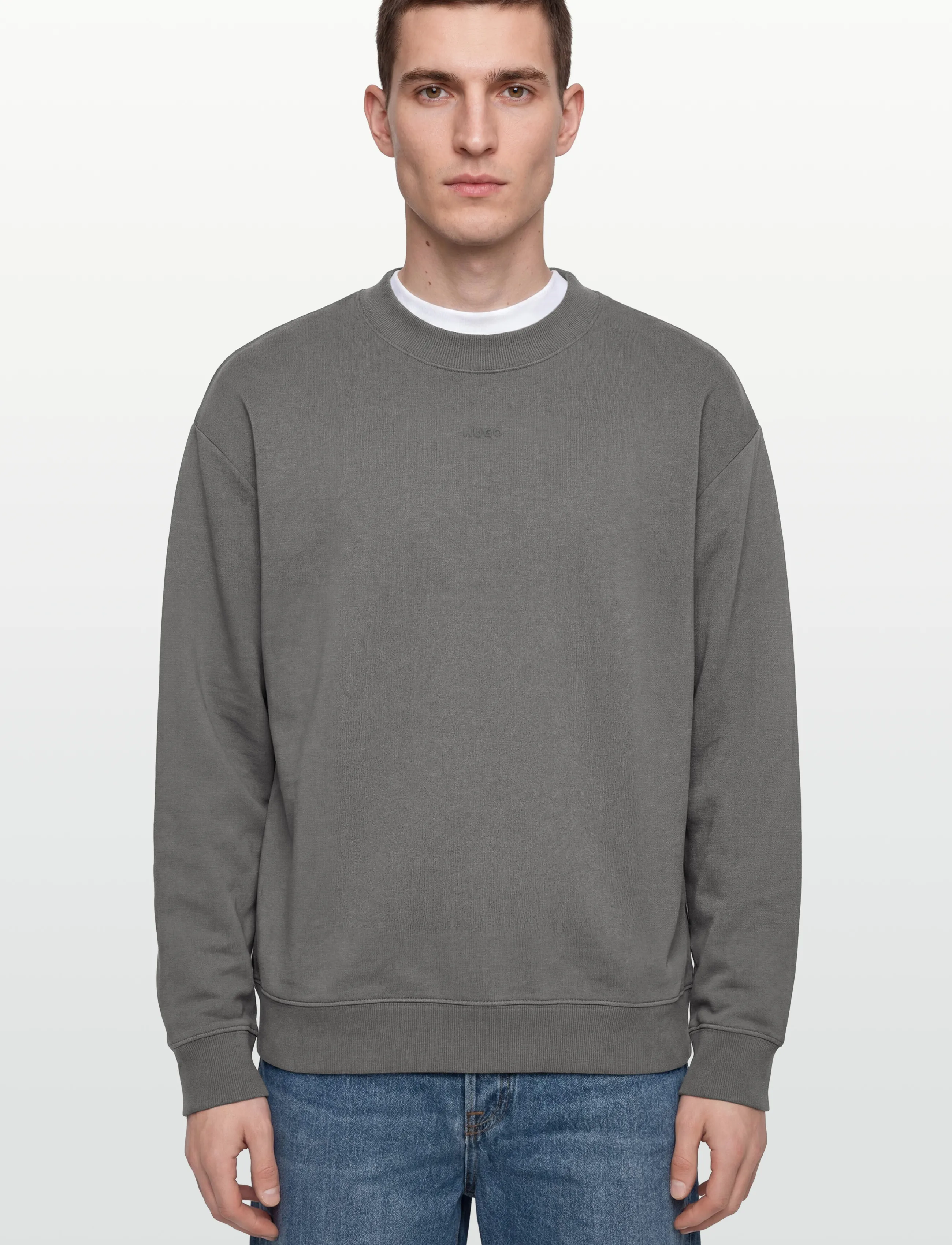 HUGO - Dapocrew - sweatshirts - dark grey - 3
