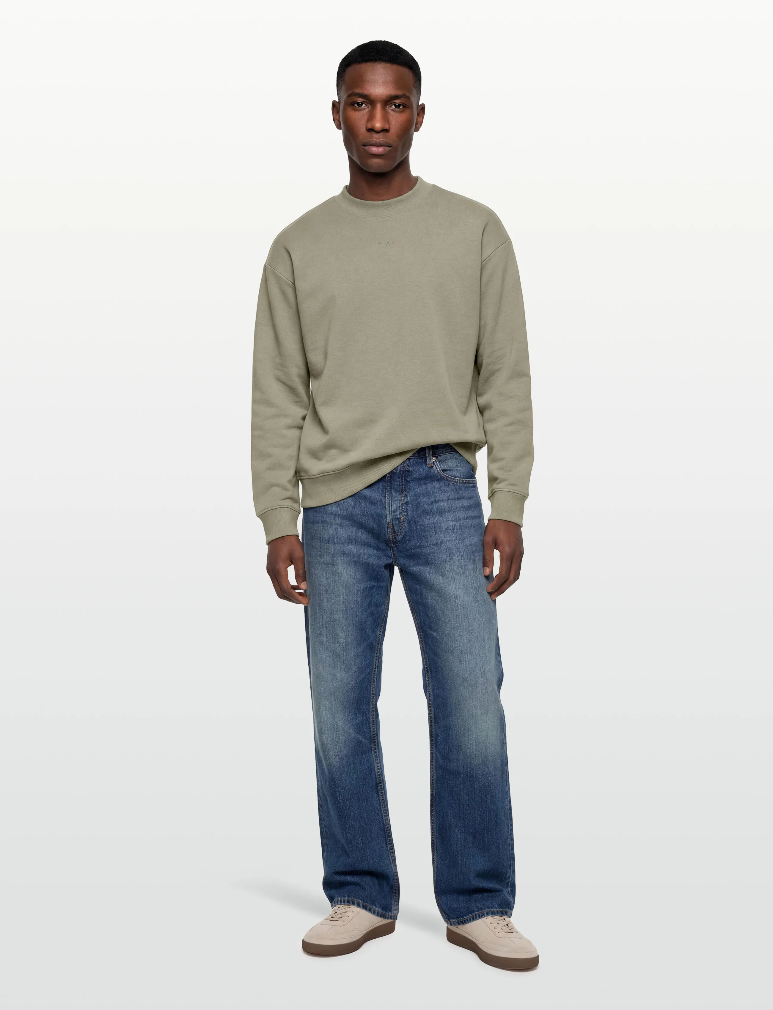 HUGO Dapocrew - HUGO - LIGHT/PASTEL GREEN / green