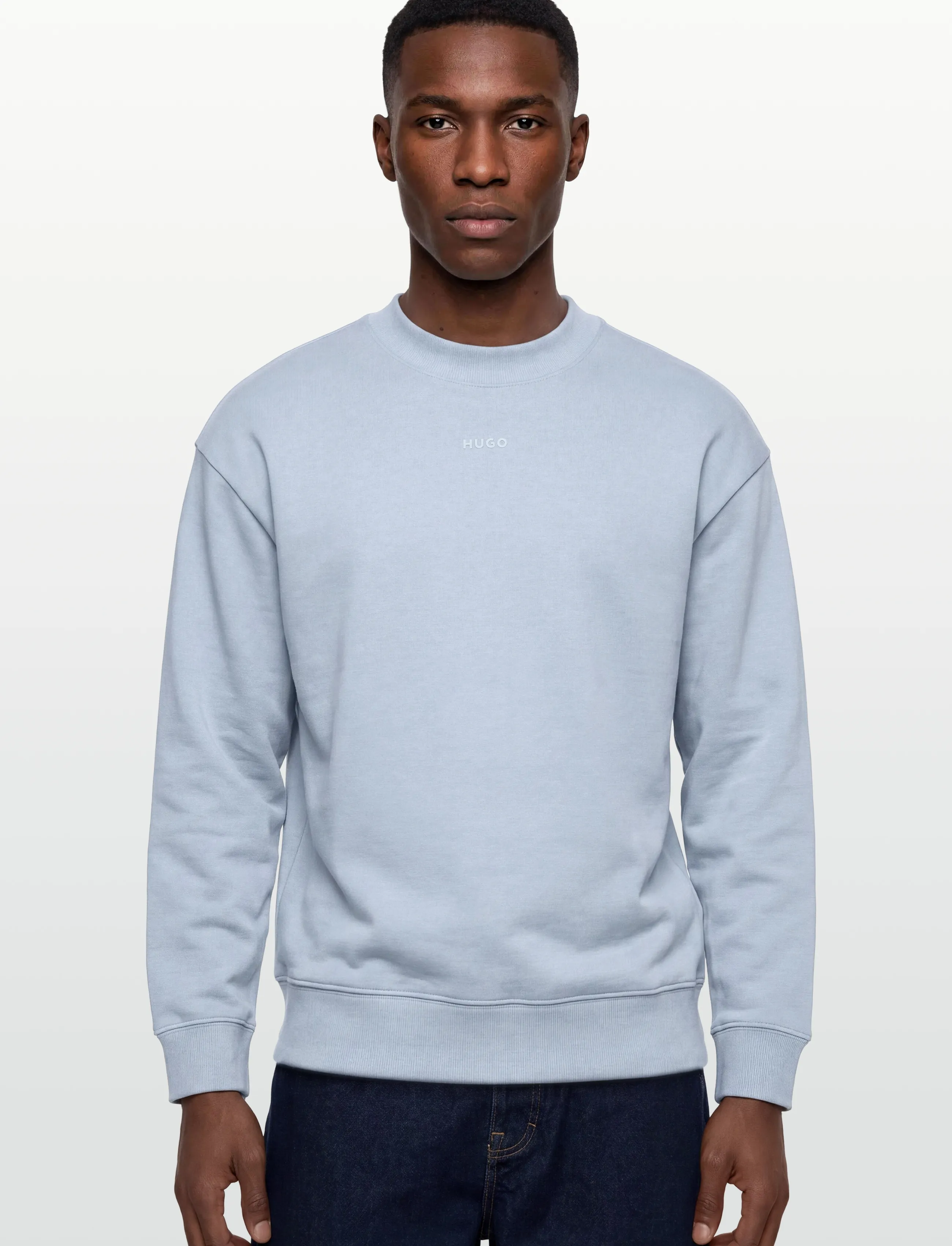 HUGO - Dapocrew - sweatshirts - open blue - 3