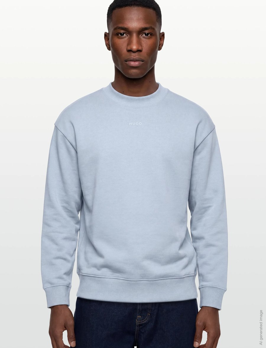 HUGO - Dapocrew - sweatshirts - open blue - 3
