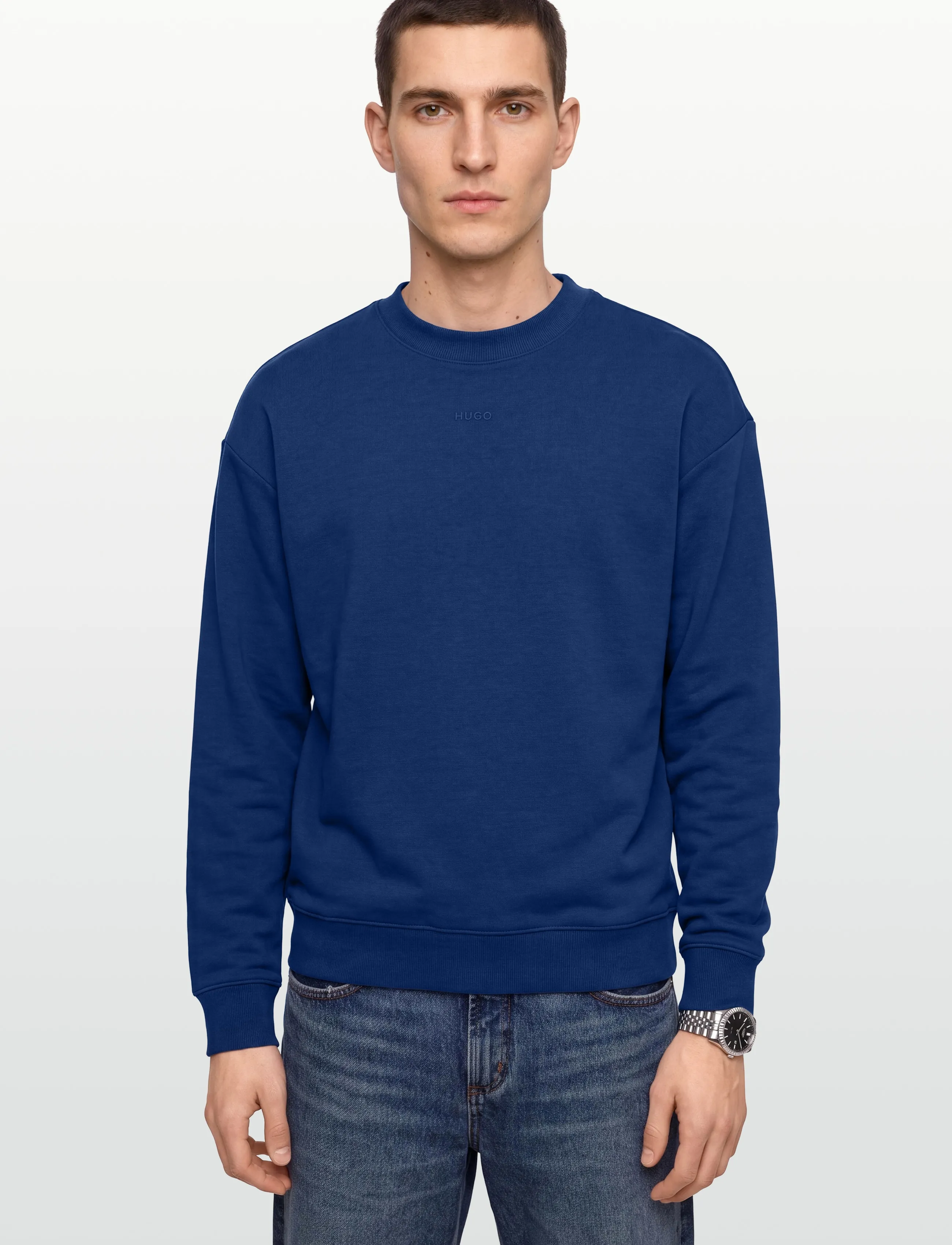 HUGO - Dapocrew - sweatshirts - open blue - 3