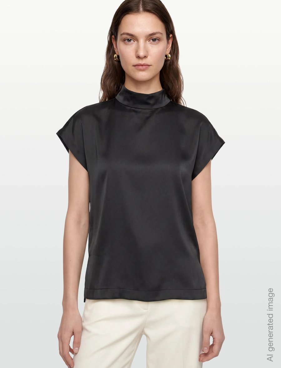 HUGO - Caneli-1 - kurzärmlige hemden - black - 3