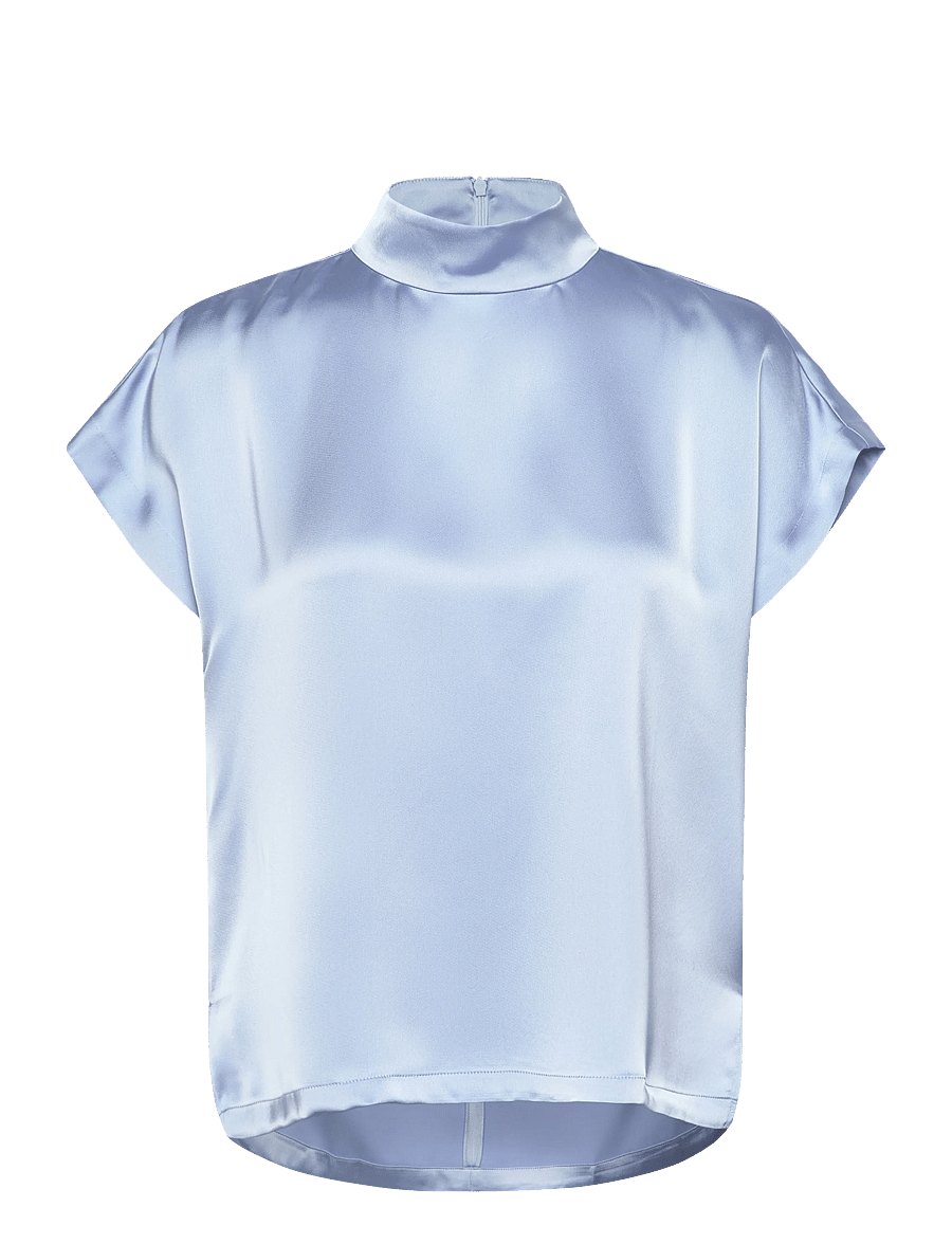 HUGO - Caneli-1 - short-sleeved shirts - open blue - 1