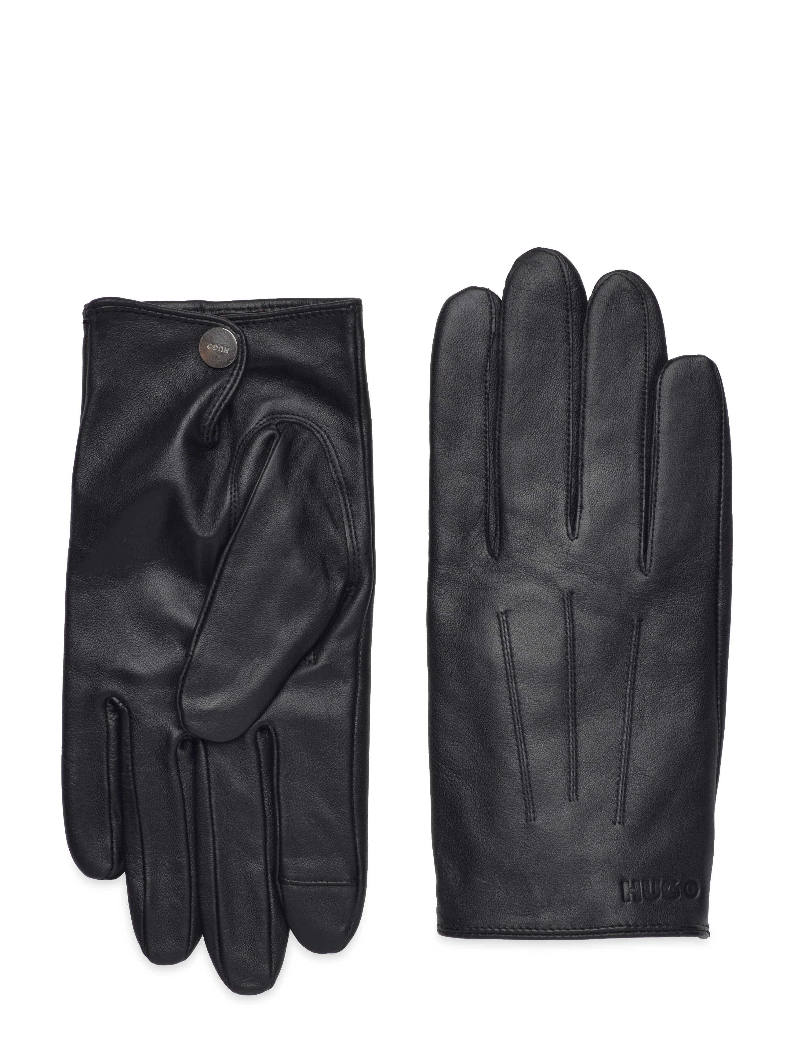 HUGO Jaan, 9, Gloves, Schwarz - Finger Männerswear