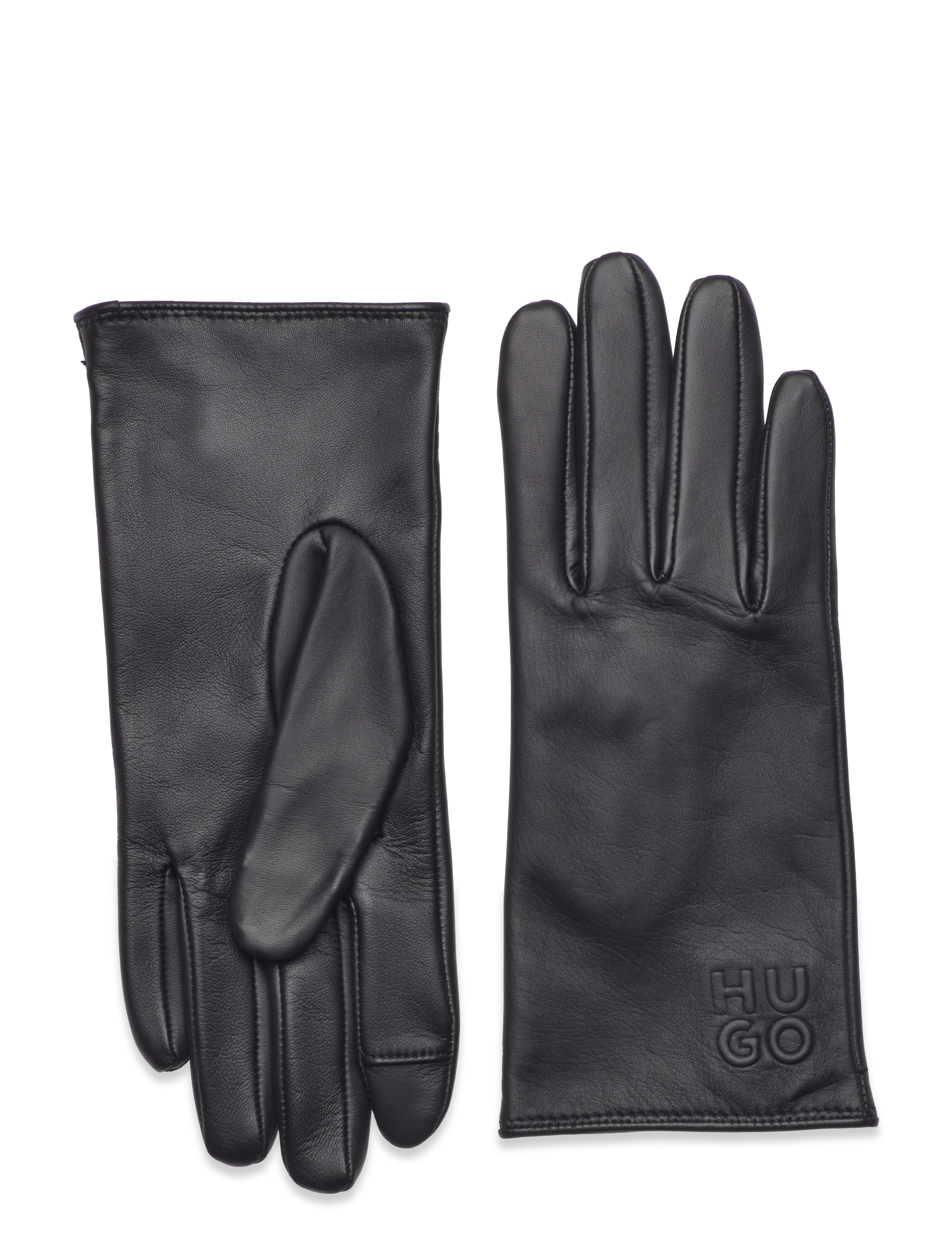 HUGO Beggy, 8, Gloves, Schwarz - Finger Frauen