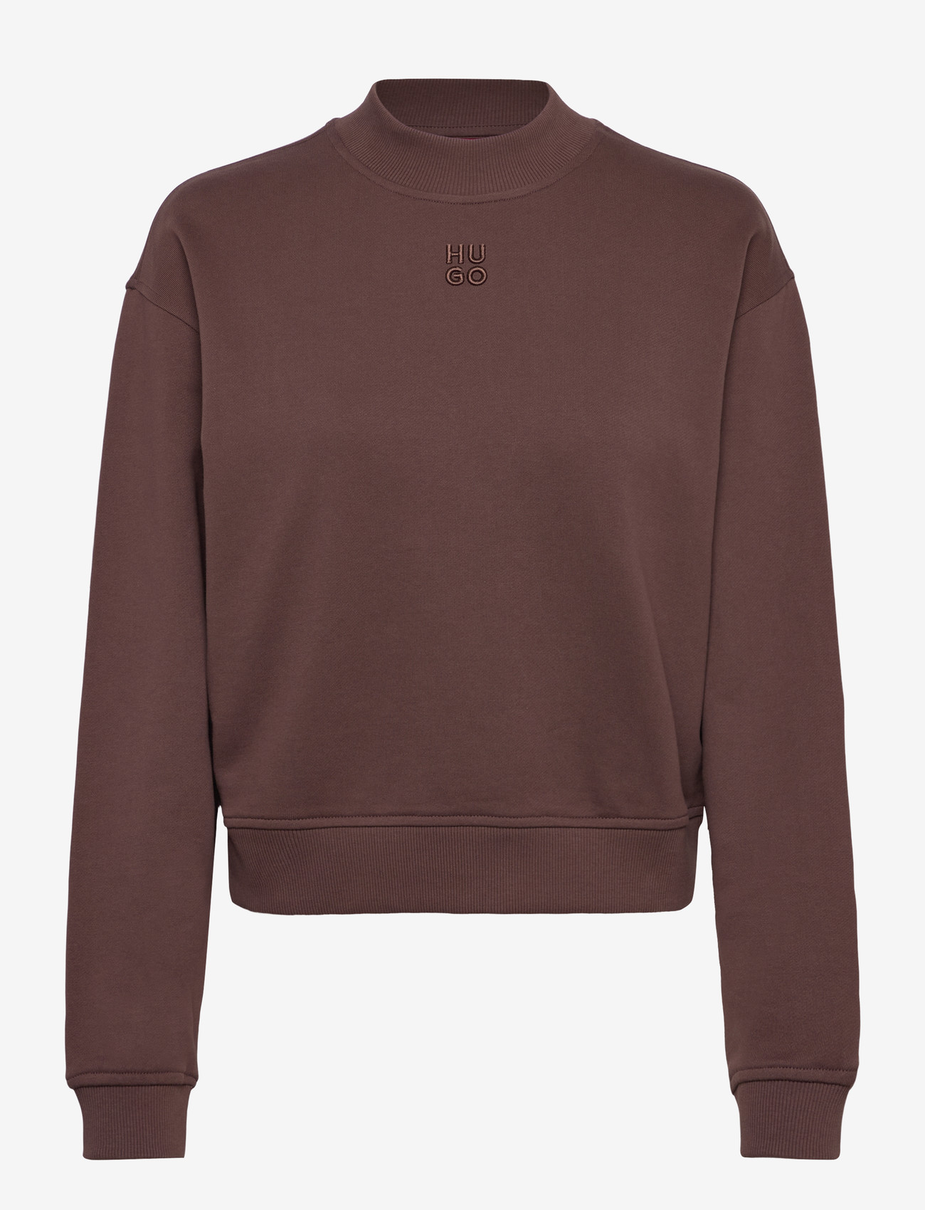 HUGO - Daxandria - sweatshirts - dark brown - 0