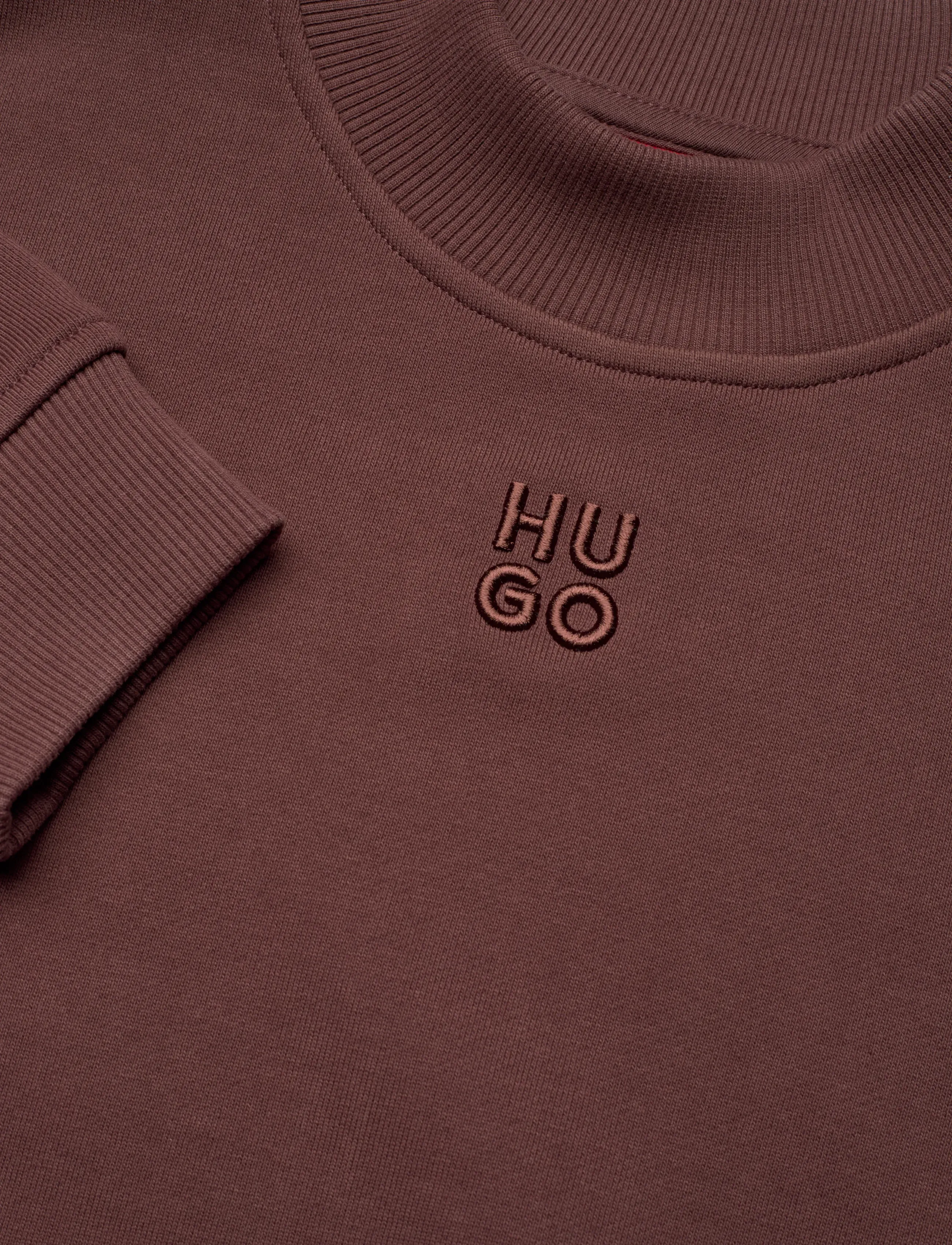 HUGO - Daxandria - sweatshirts & hættetrøjer - dark brown - 2