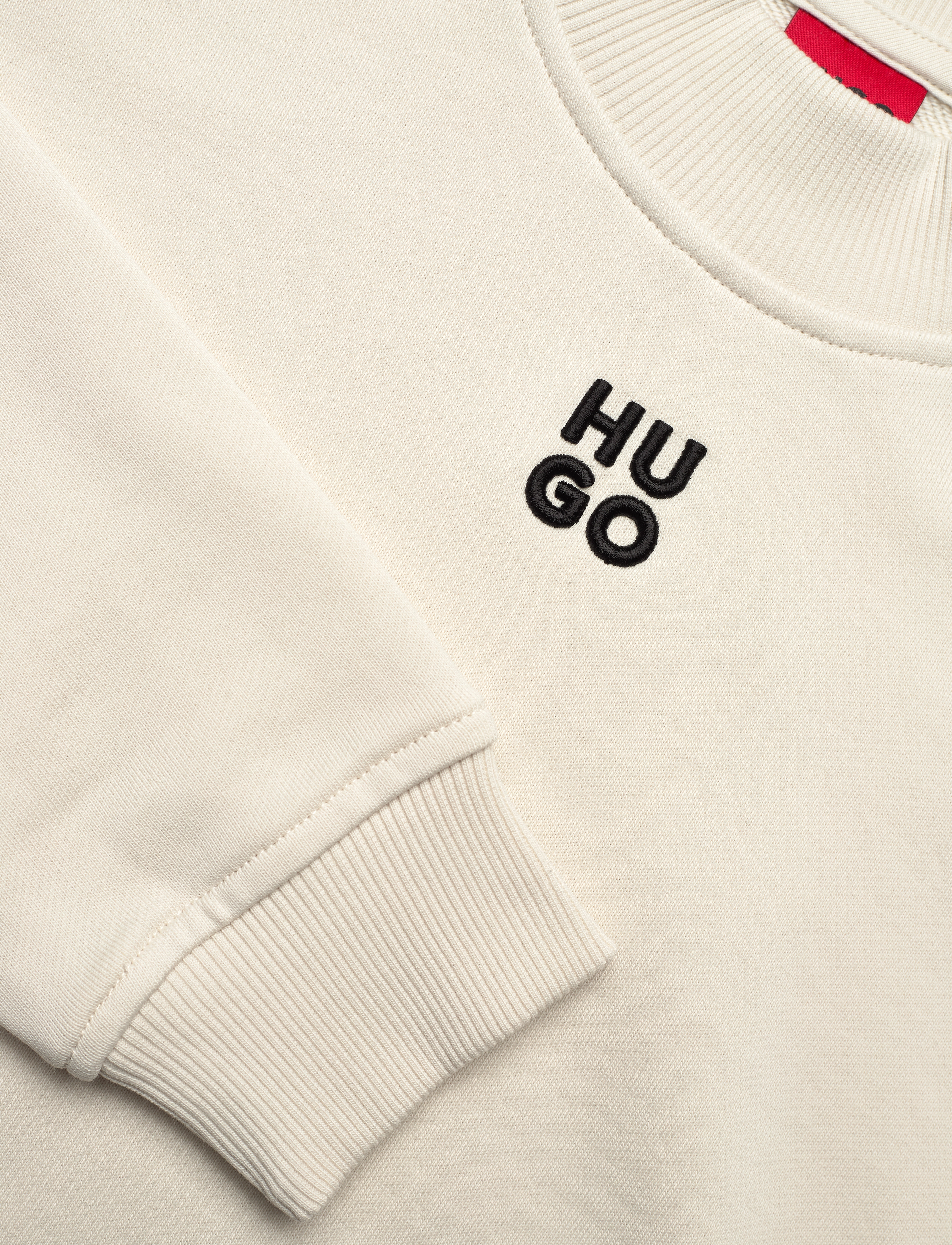 HUGO - Daxandria - sweatshirts & huvtröjor - open white - 2