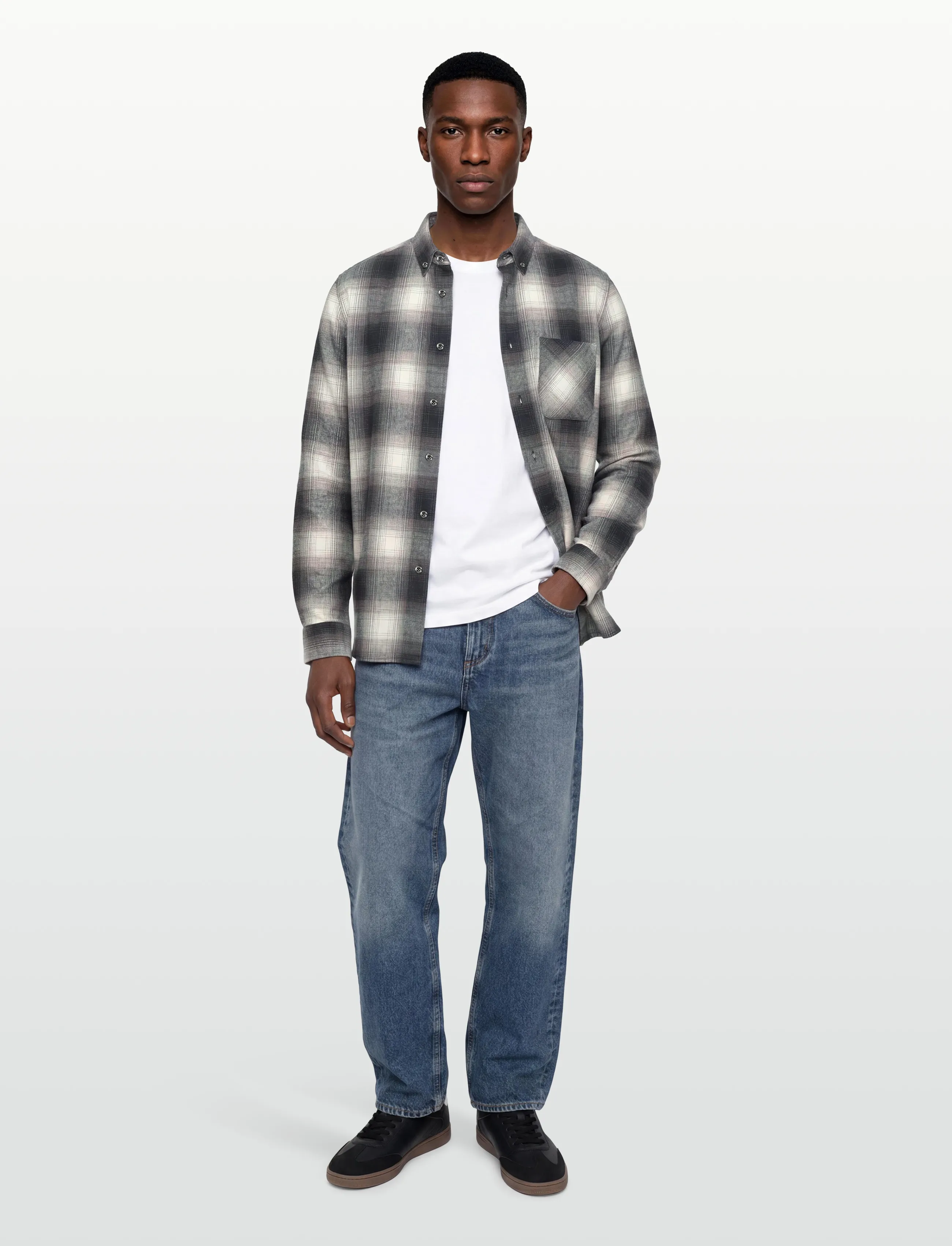 HUGO Ermann - Ternede skjorter - MEDIUM GREY / grey