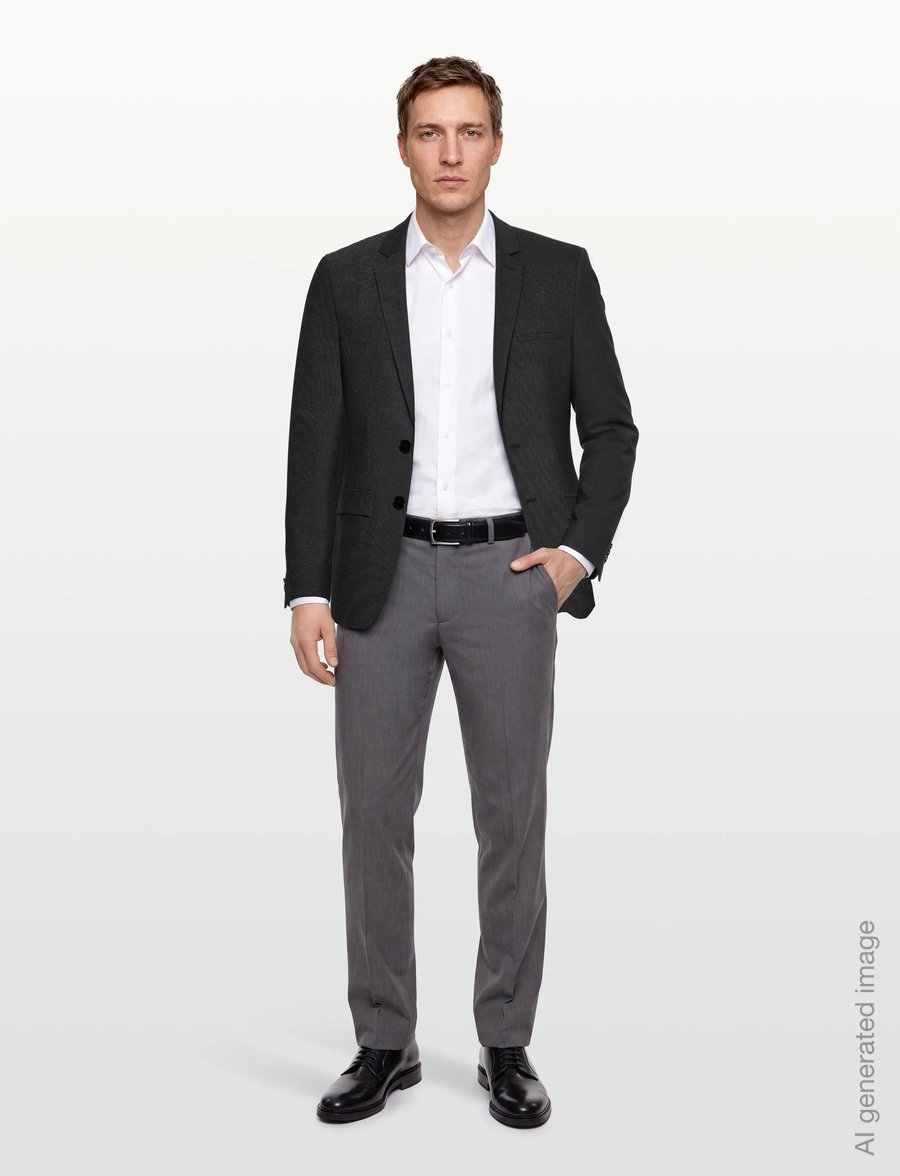 HUGO - Arti232X - single breasted blazers - medium grey - 0