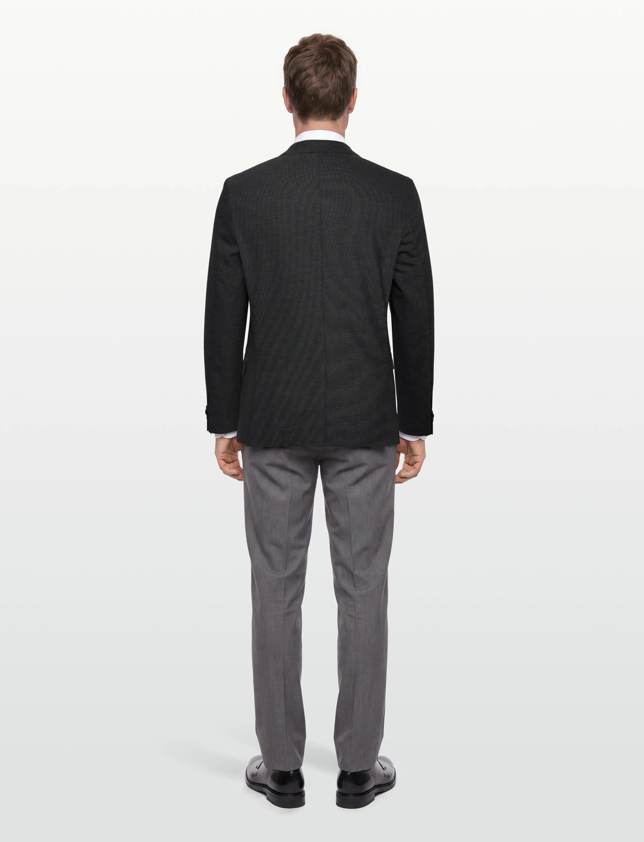 HUGO - Arti232X - single breasted blazers - medium grey - 4