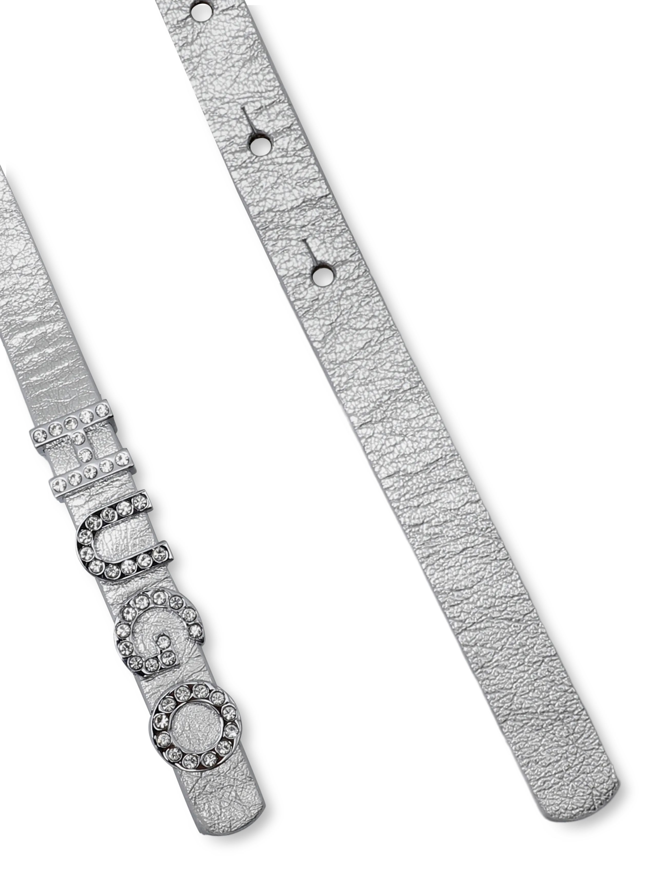 HUGO - Zula-S-L_Sz15 - ledergürtel - silver - 1