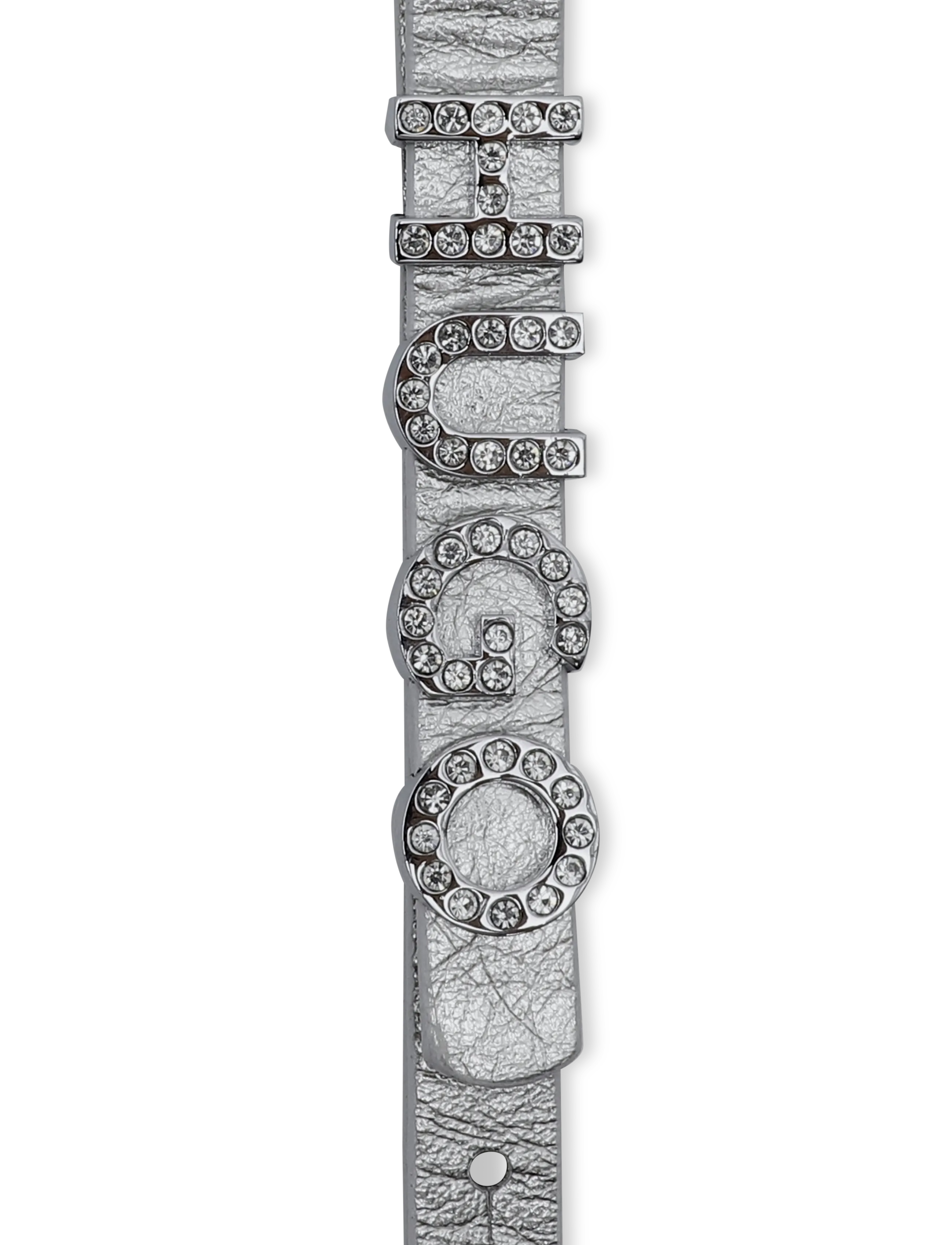 HUGO - Zula-S-L_Sz15 - ledergürtel - silver - 2