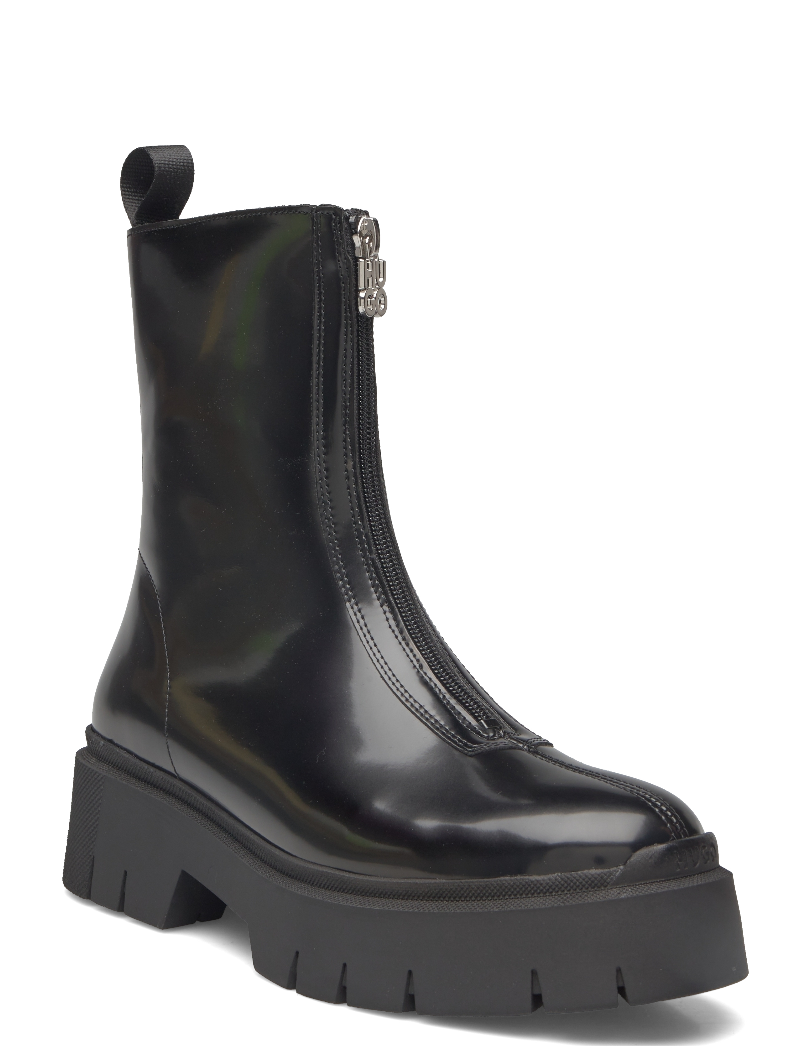 HUGO Kris_ZipBootie_BRPU - Saapad - BLACK / black