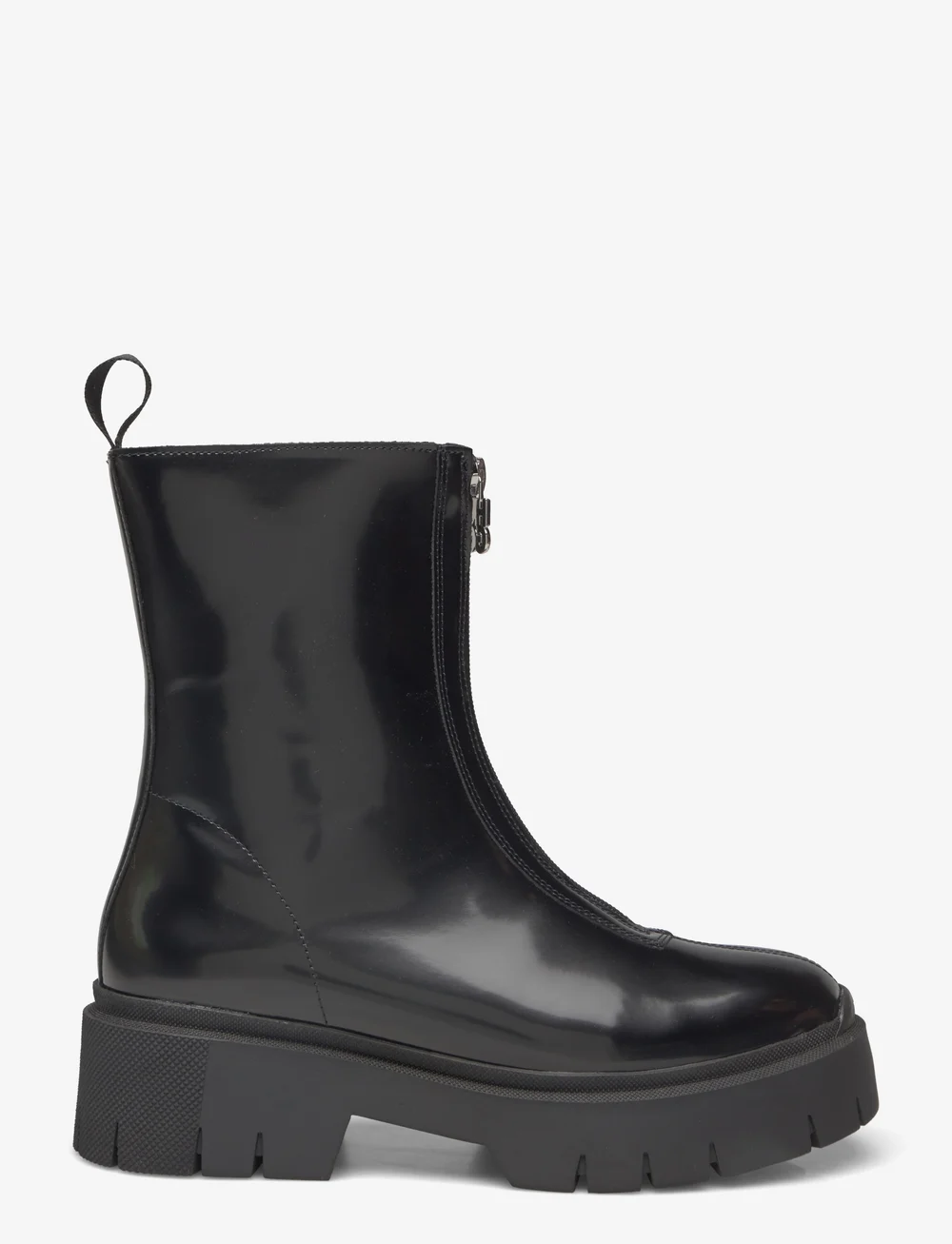HUGO - Kris_ZipBootie_BRPU - madalad poolsaapad - black - 1