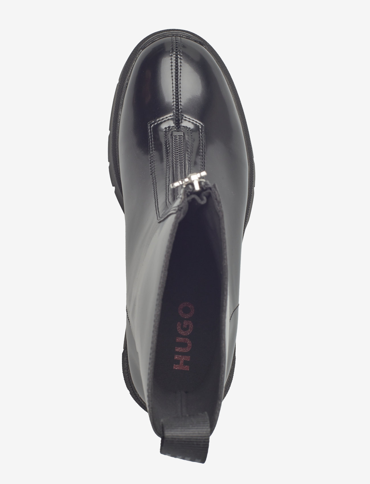 HUGO - Kris_ZipBootie_BRPU - platta ankelboots - black - 3