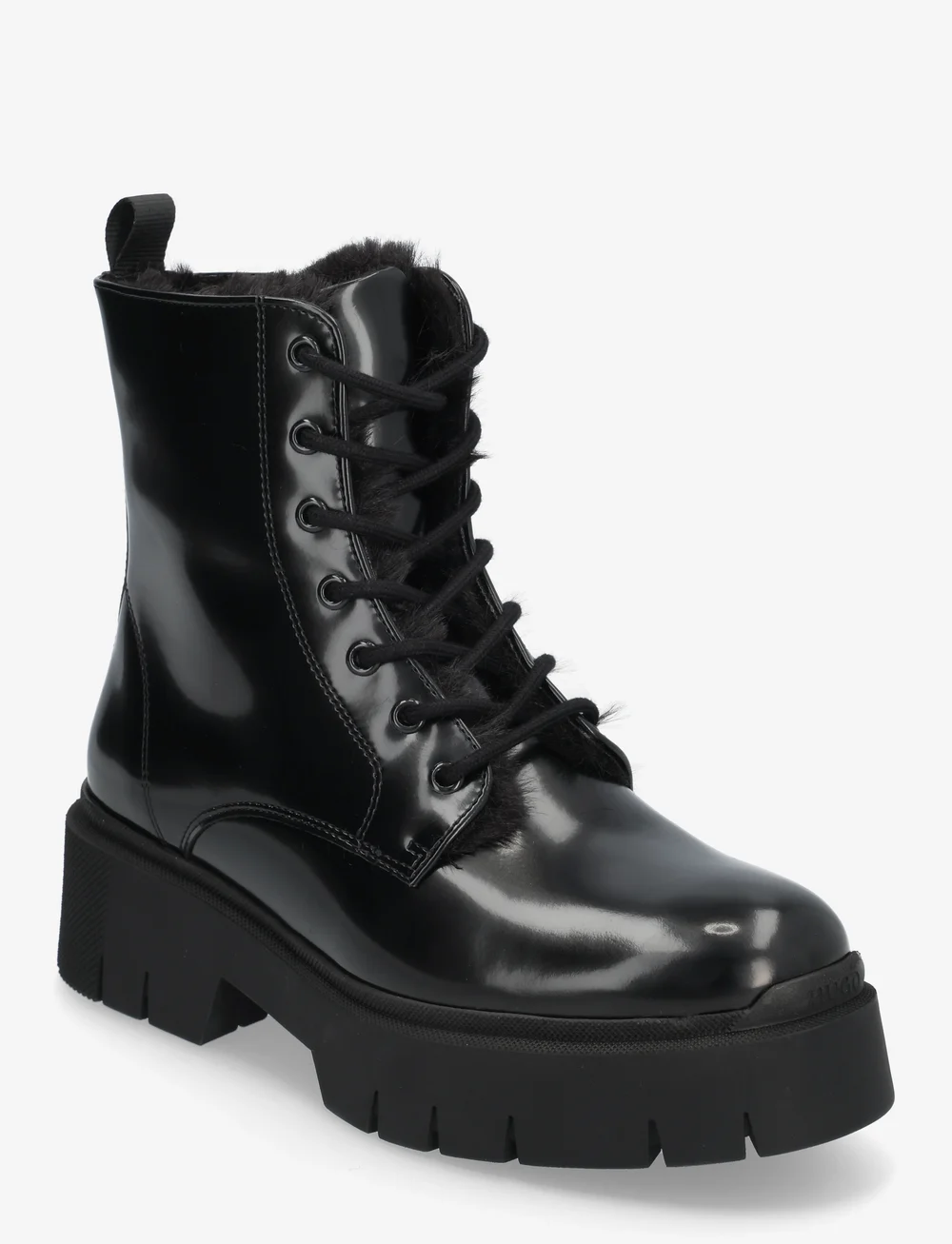 HUGO - Kris_LuBootie_BRPU - geschnürte stiefel - black - 0