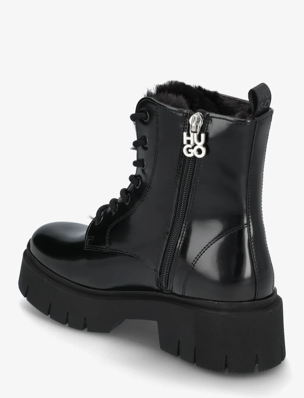 HUGO - Kris_LuBootie_BRPU - geschnürte stiefel - black - 2