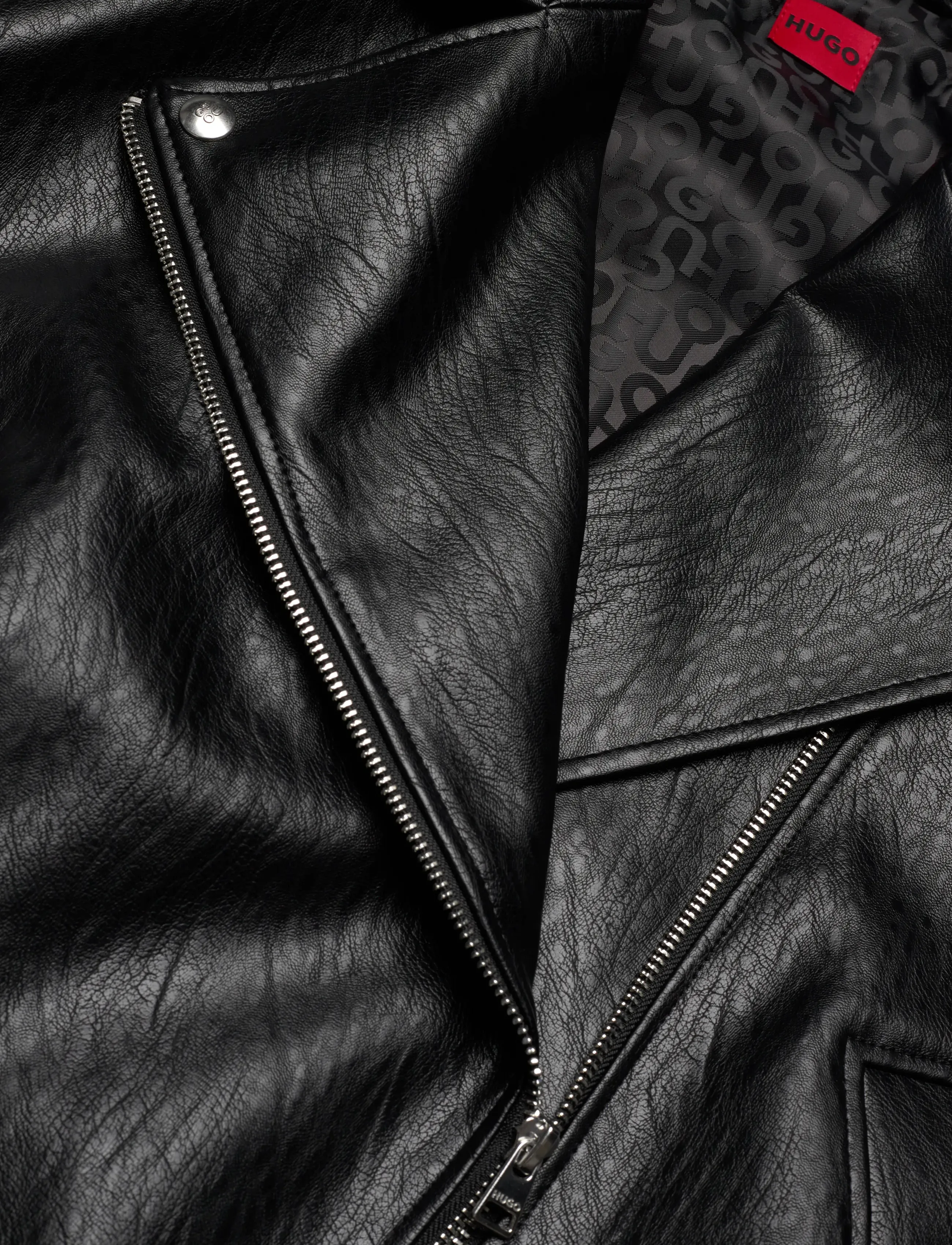 HUGO - Alipha-1 - leren jassen - black - 3