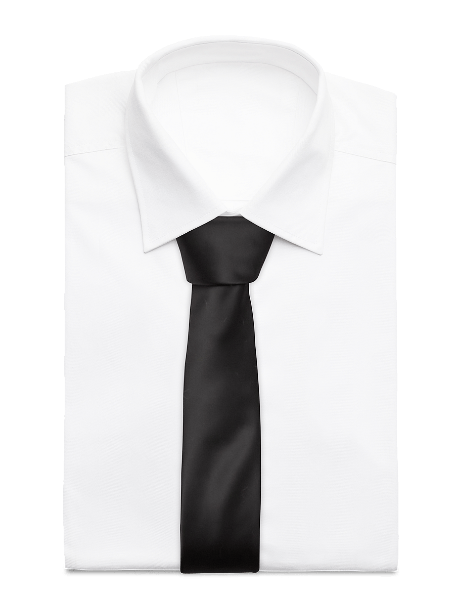 HUGO - Tie cm 6 - slips - black - 1