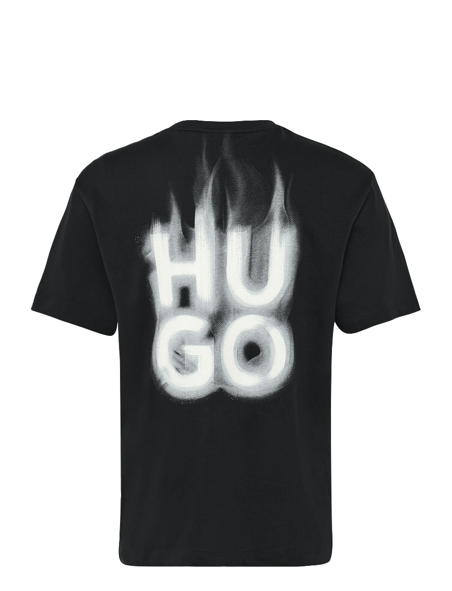 HUGO - Dalsar - lühikeste varrukatega t-särgid - black - 1