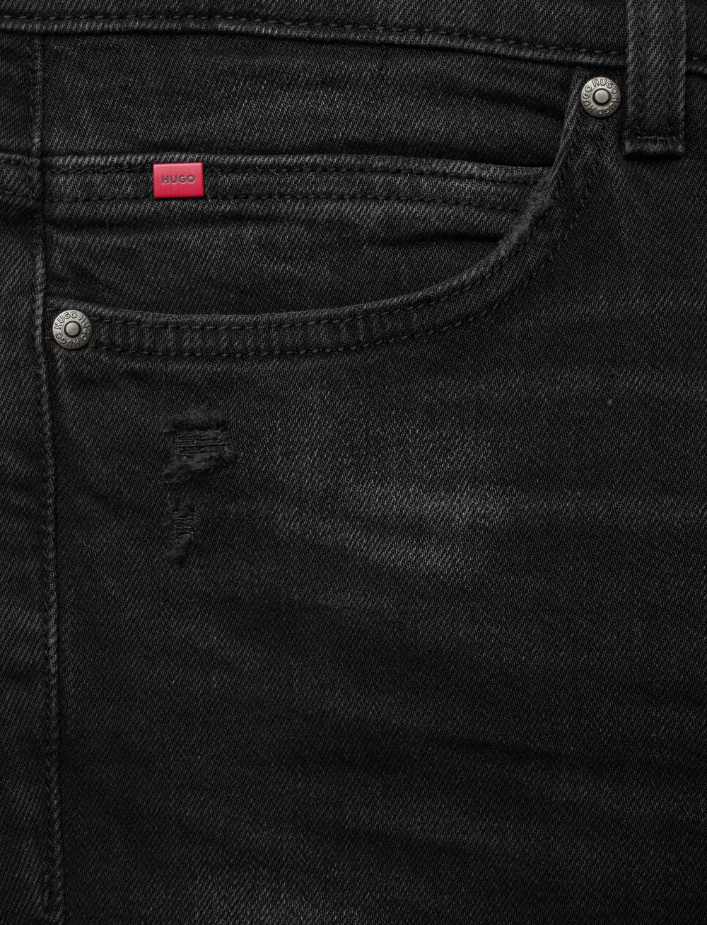HUGO - HUGO 708 - slim jeans - black - 2