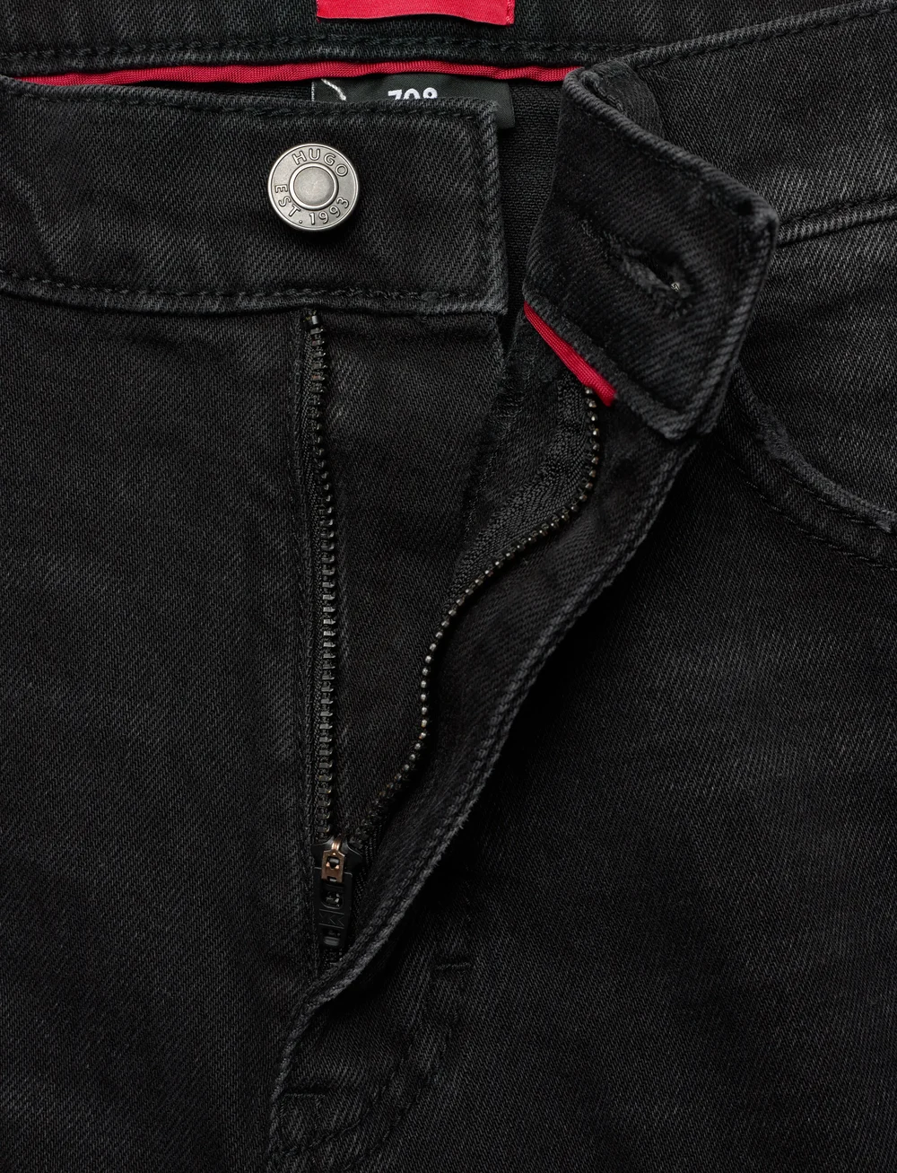 HUGO - HUGO 708 - slim jeans - black - 3