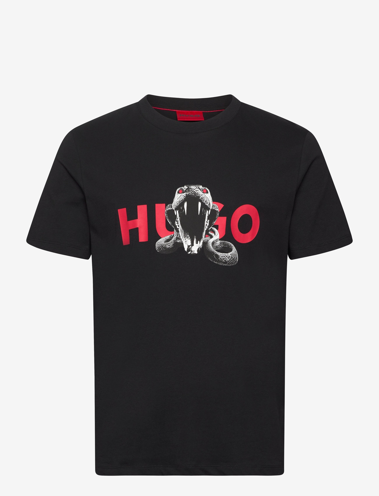 HUGO - Deyladec - kortærmede t-shirts - black - 0