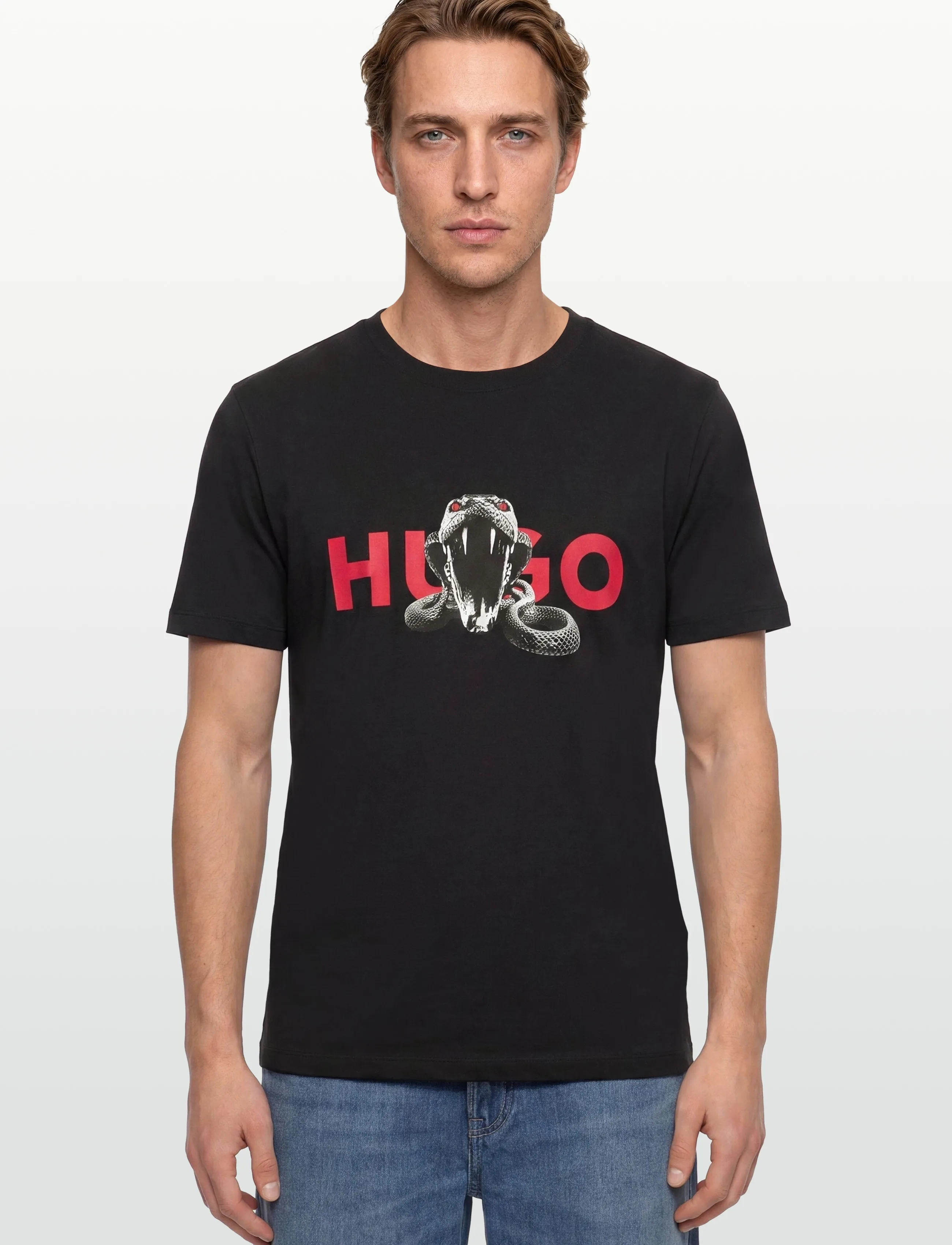 HUGO - Deyladec - kurzärmelige - black - 3