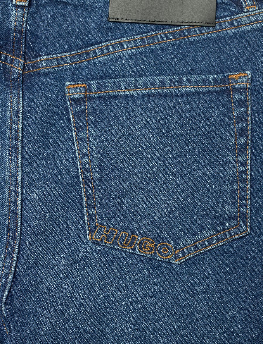 HUGO - 937_9 - brede jeans - bright blue - 4
