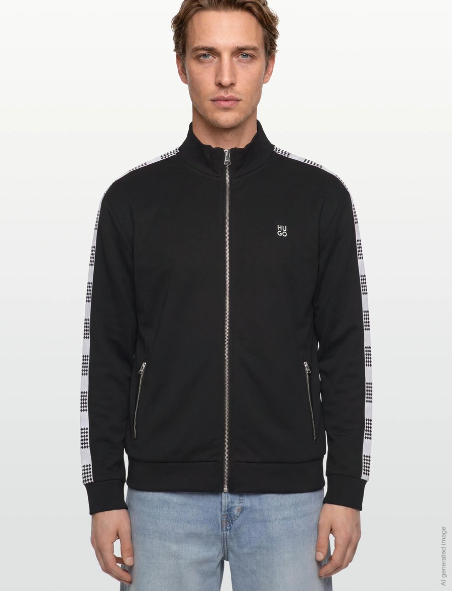 HUGO - Dusino - sweatshirts - black - 3