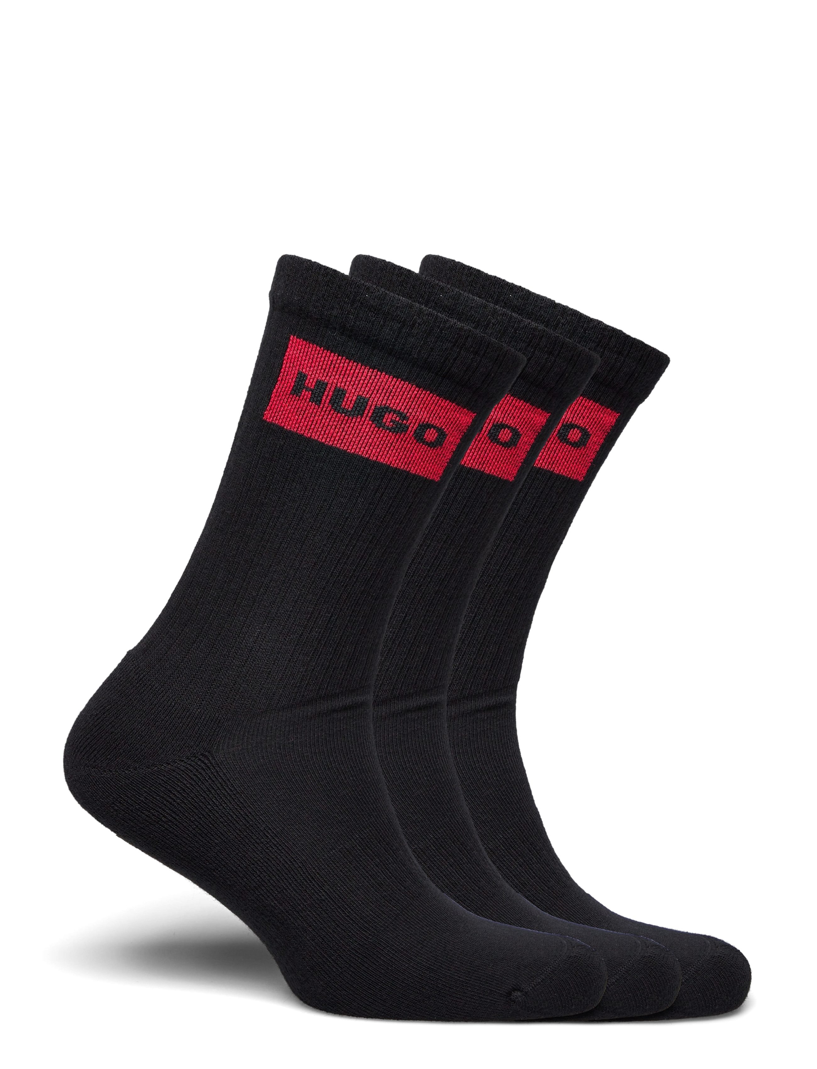 HUGO - 3P QS RIB LABEL CC - black - 1