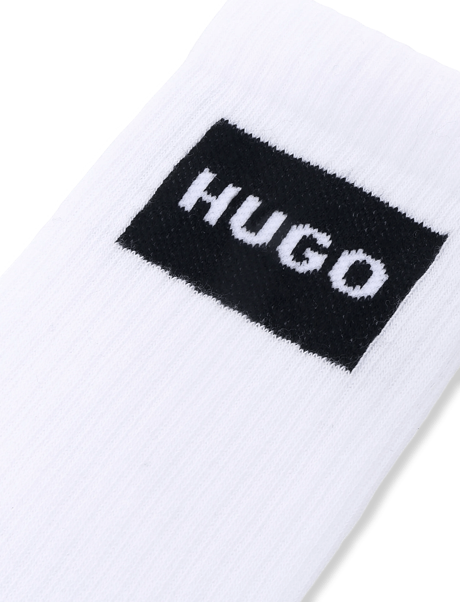 HUGO - 3P QS RIB LABEL CC - tennissocken - black - 2