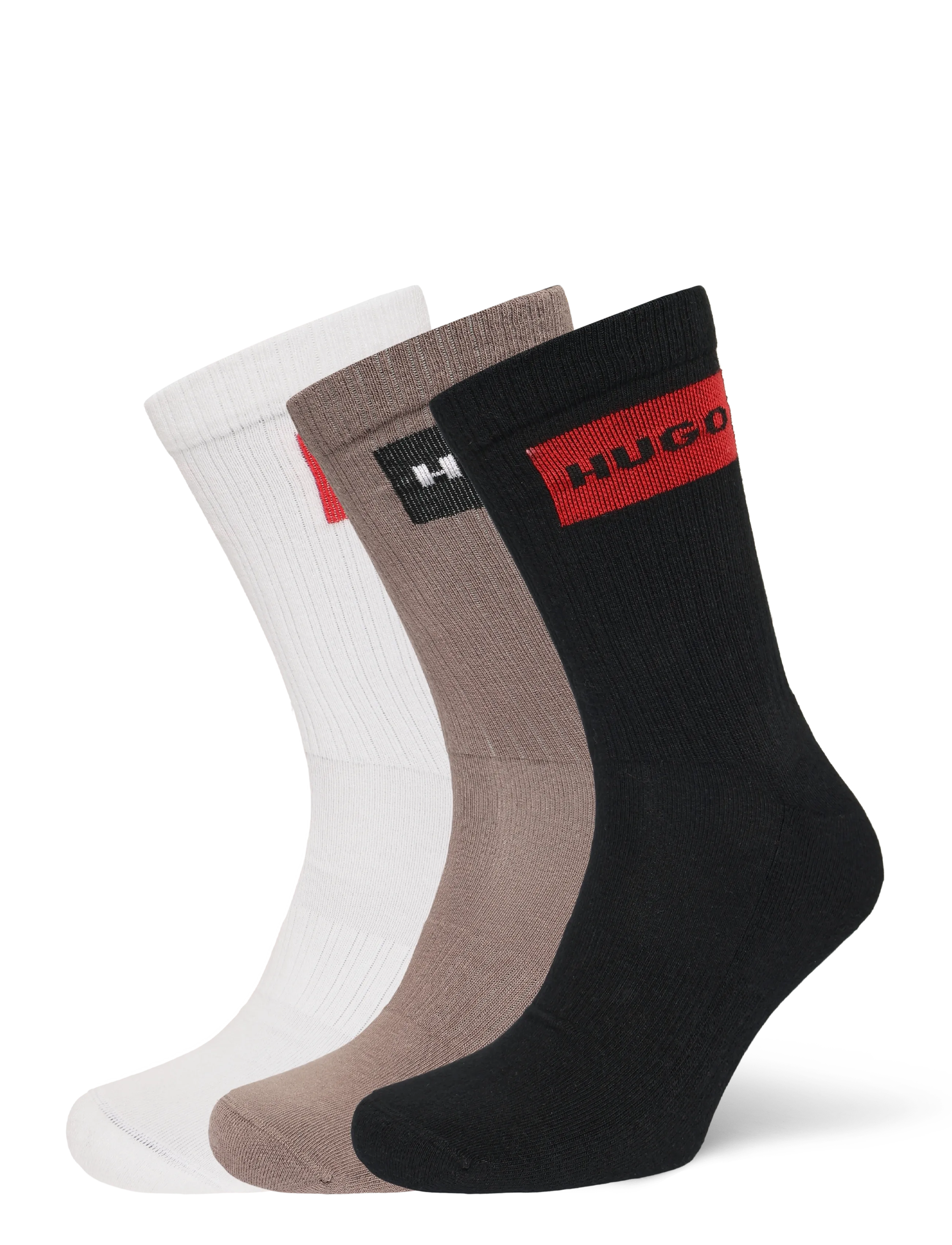 HUGO 3P QS RIB LABEL CC - Alusvaatteet - RUST/COPPER / brown