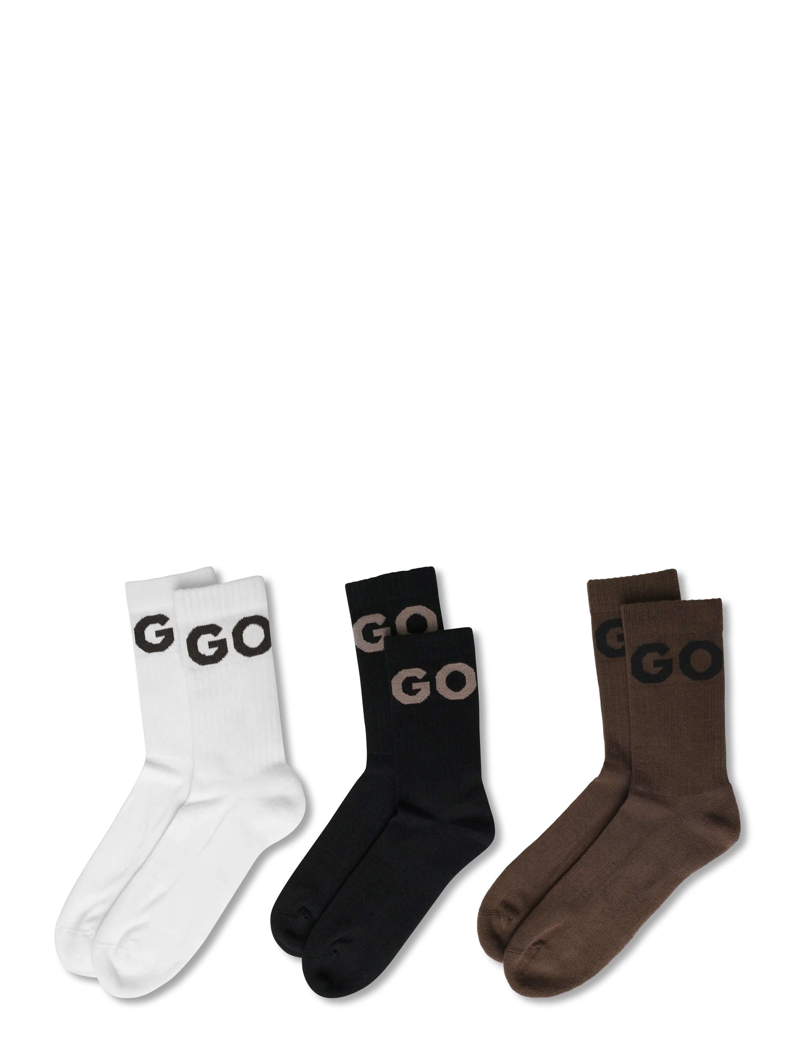HUGO - 3P QS ICONIC CC - klassikalised sokid - brown overflow - 1