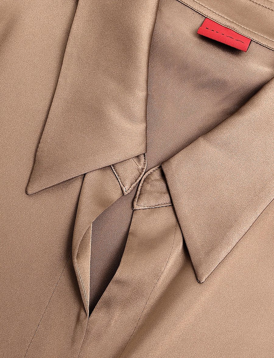 HUGO - Errika - long-sleeved shirts - brown overflow - 2