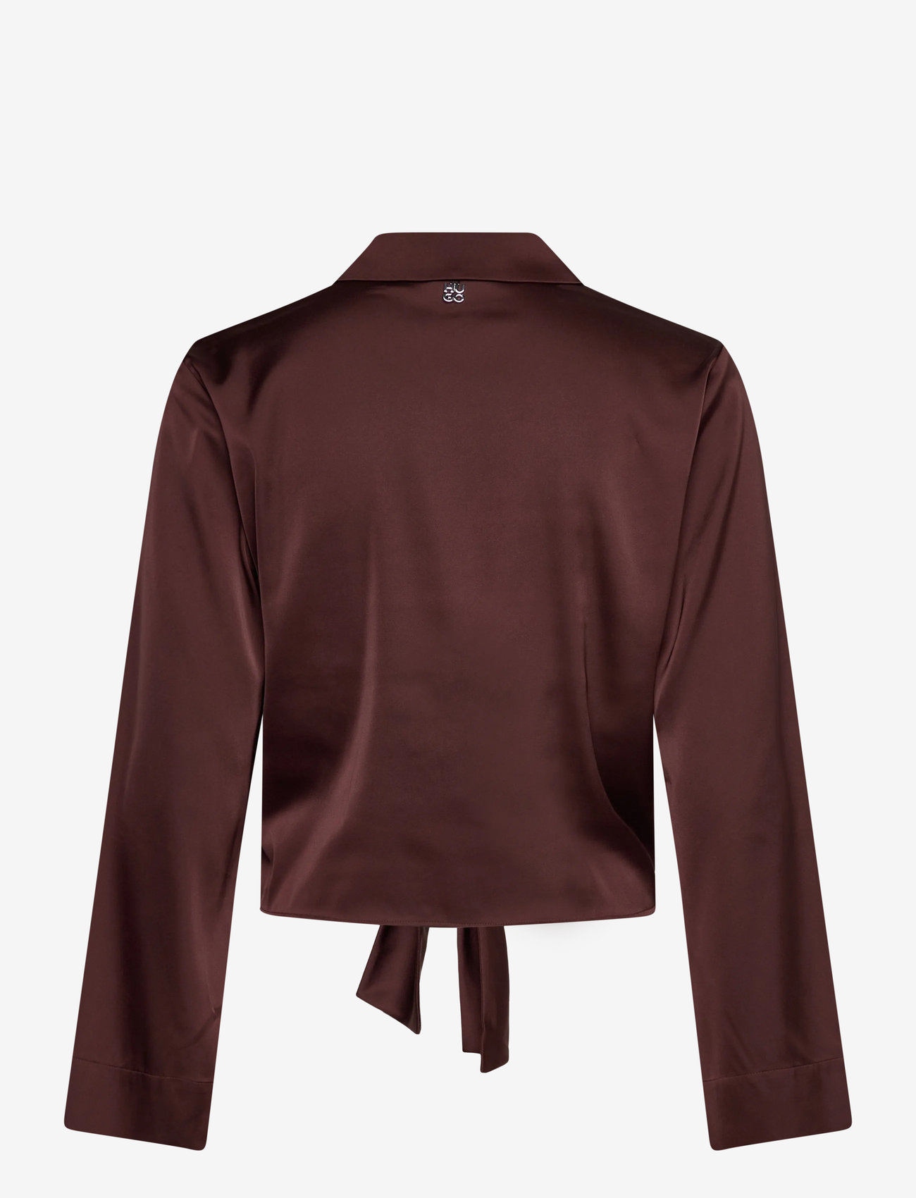 HUGO - Errika - crop tops - dark brown - 1