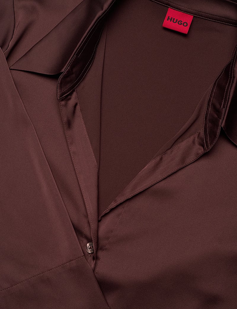 HUGO - Errika - långärmade skjortor - dark brown - 2