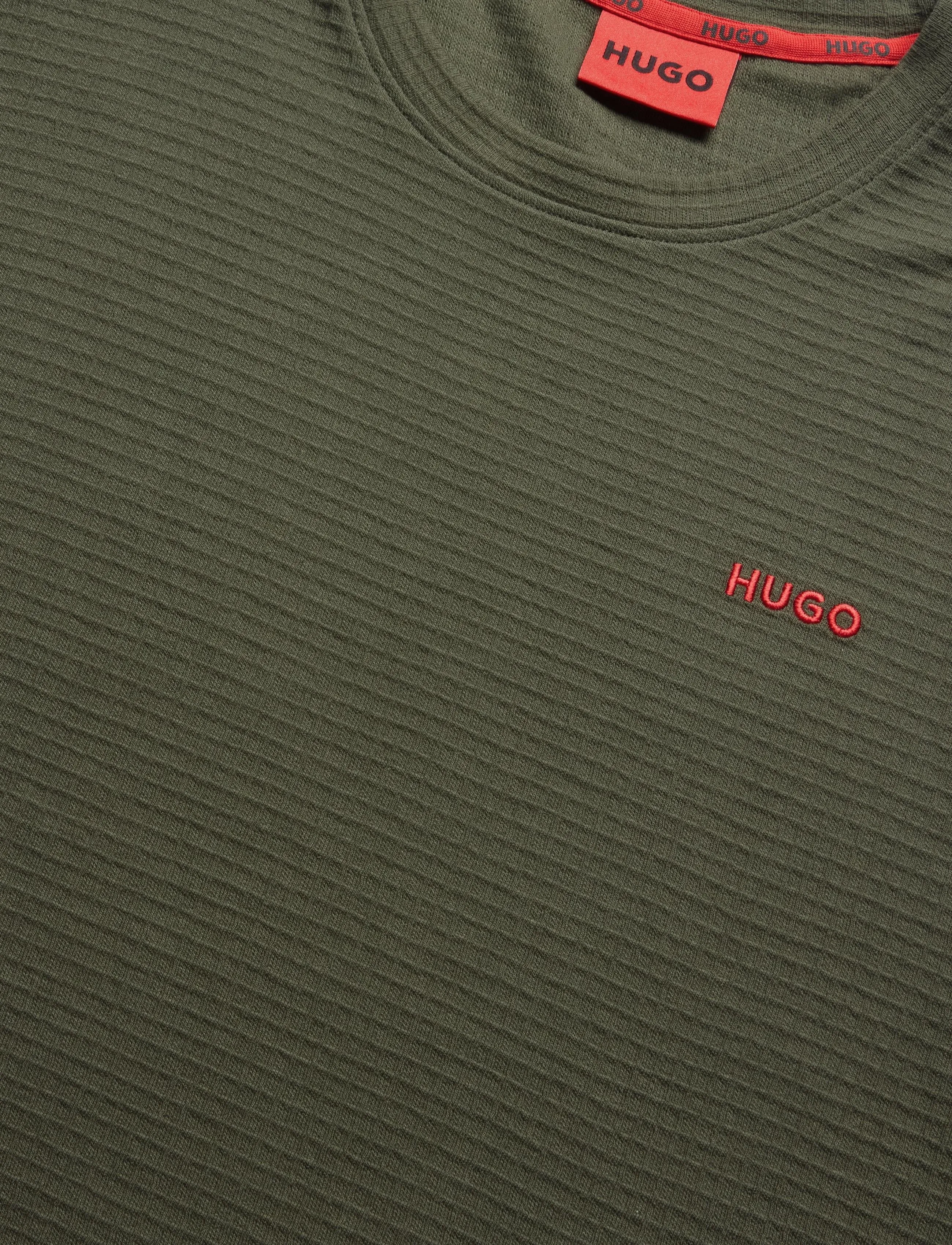 HUGO - Austin T-Shirt - lühikeste varrukatega t-särgid - dark green - 2