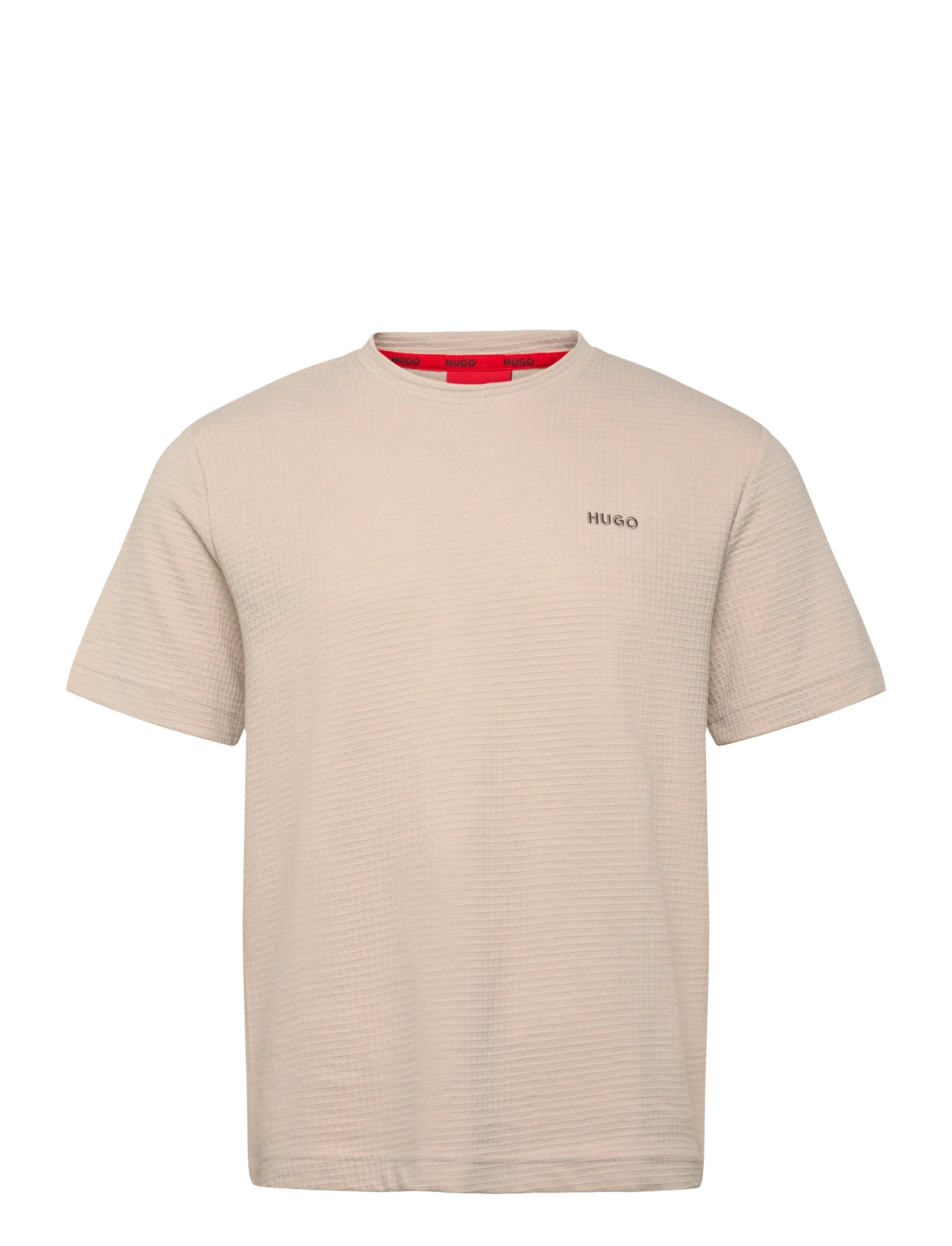 HUGO Austin T-Shirt Beige - S - Herren
