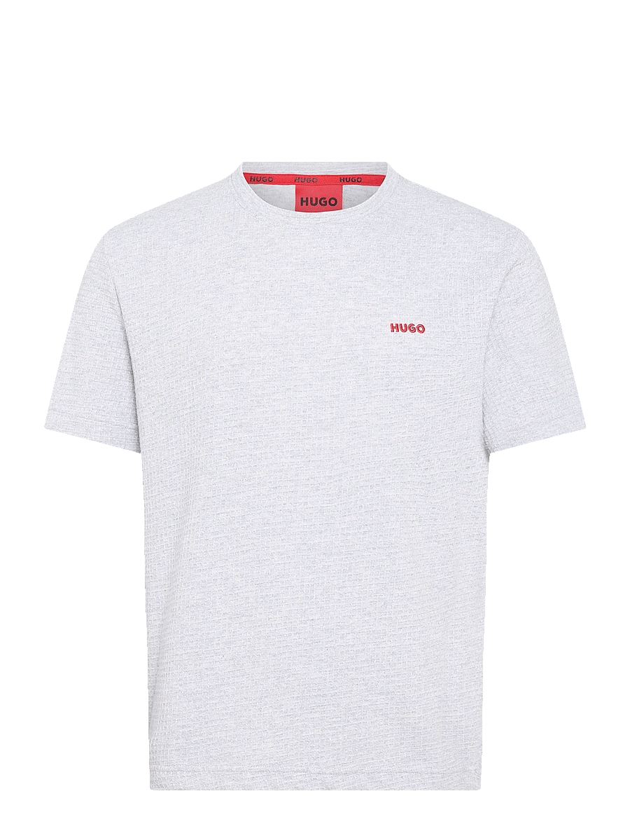 HUGO - Austin T-Shirt - kurzärmelige t-shirts - light/pastel grey - 0