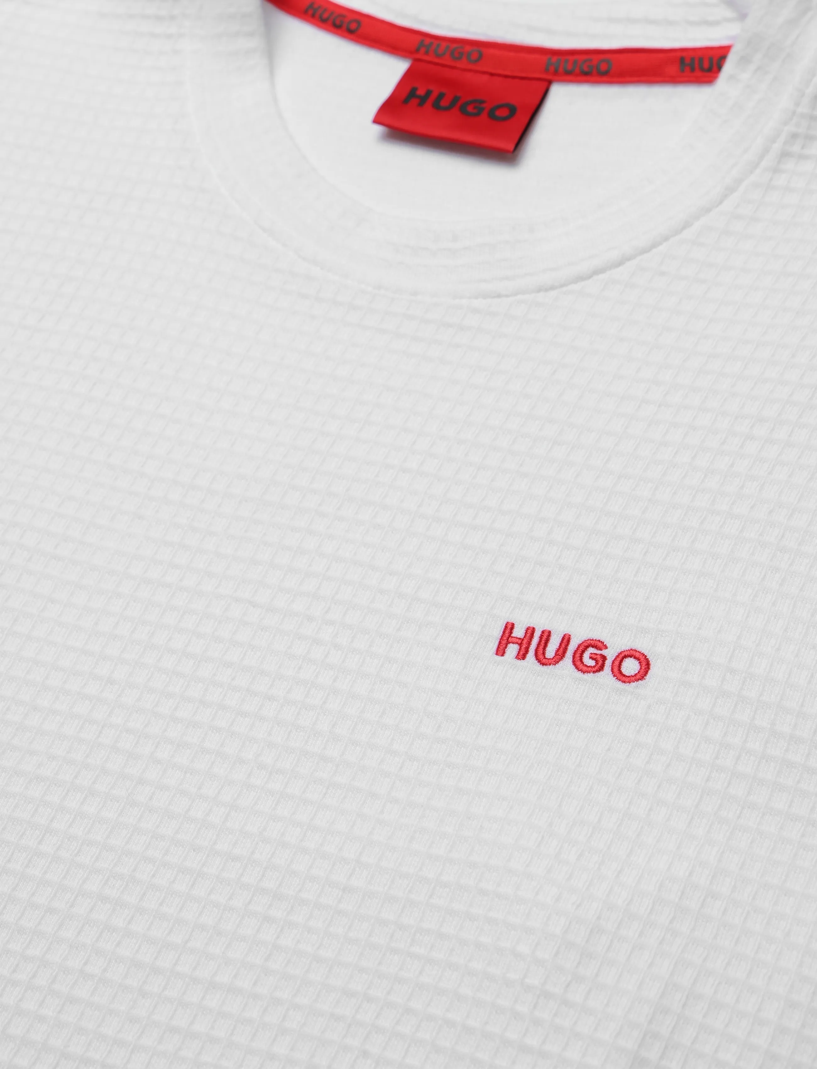 HUGO - Austin T-Shirt - kurzärmelige t-shirts - white - 2