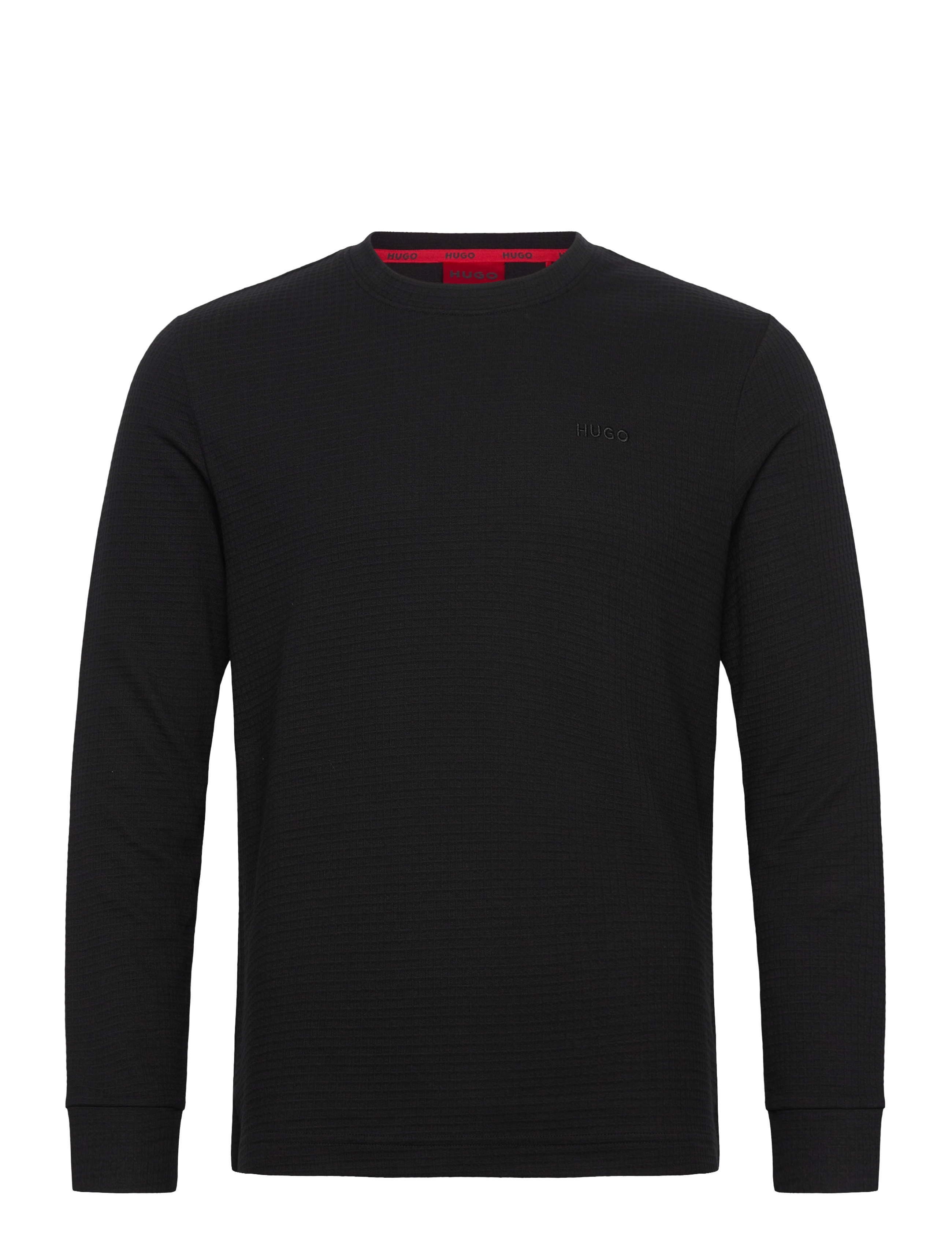 HUGO Austin Ls Shirt Schwarz - S - Herren