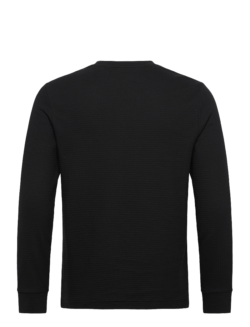 HUGO - Austin LS Shirt - pyjamaoberteil - black - 1