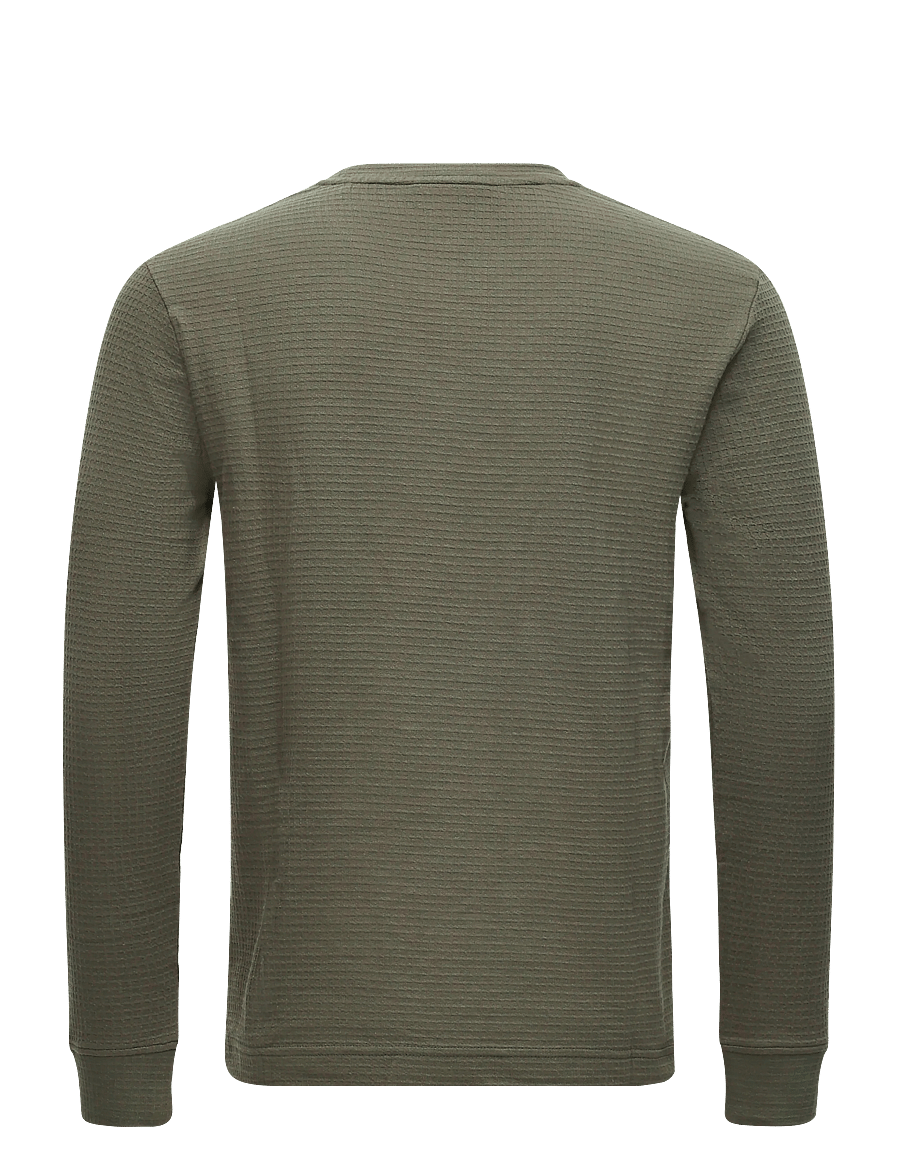 HUGO - Austin LS Shirt - pidžaamasärgid - dark green - 1