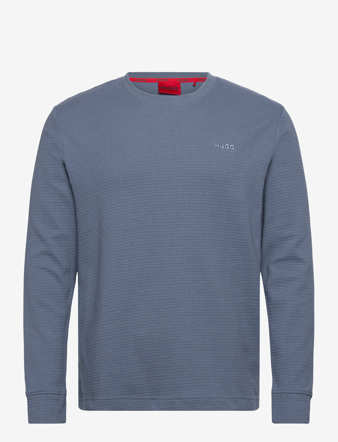 HUGO - Austin LS Shirt - pyjama tops - open blue - 0