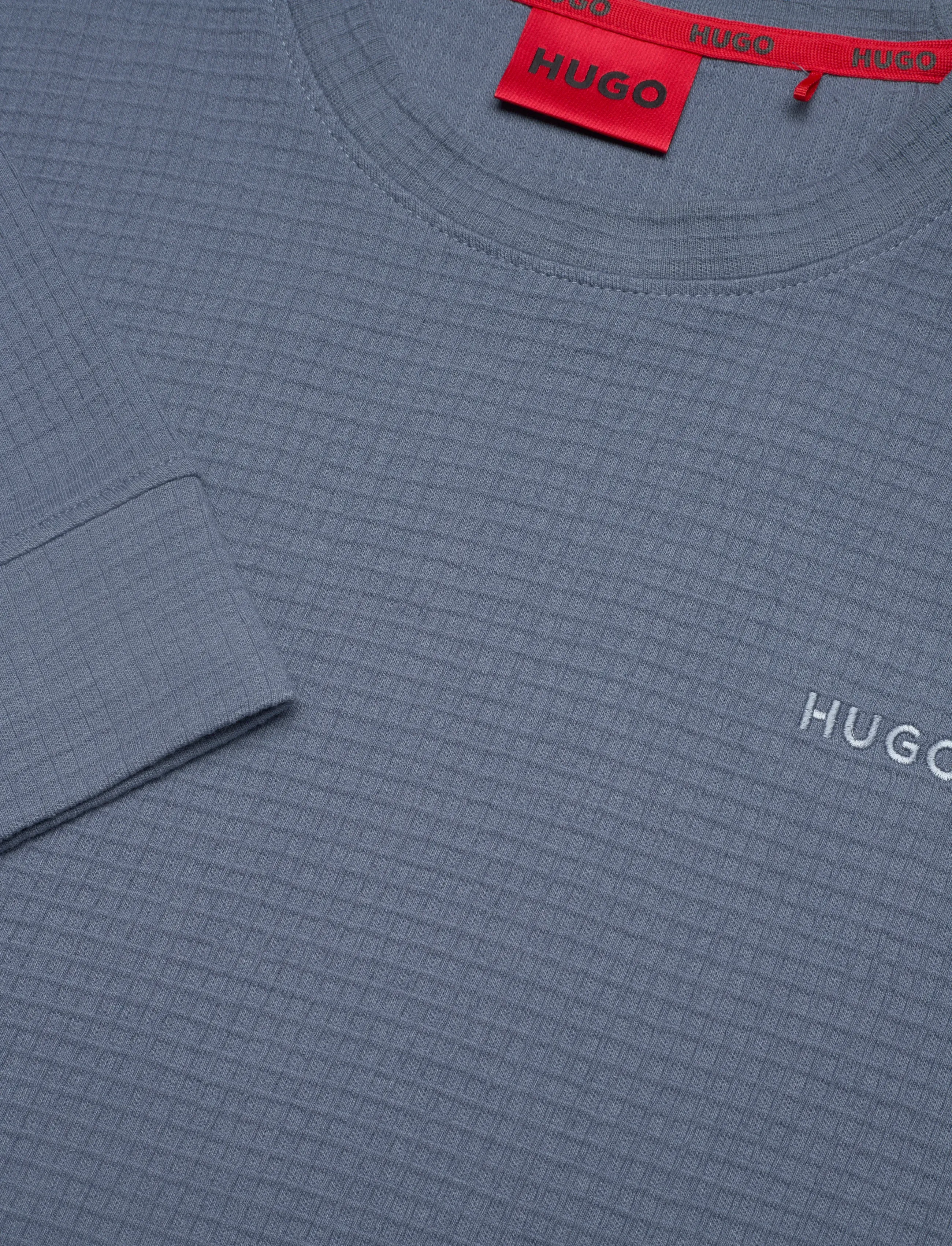 HUGO - Austin LS Shirt - pyjamaoberteil - open blue - 2