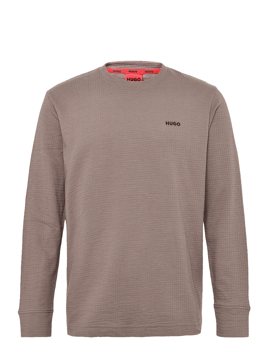 HUGO - Austin LS Shirt - pidžaamasärgid - rust/copper - 0