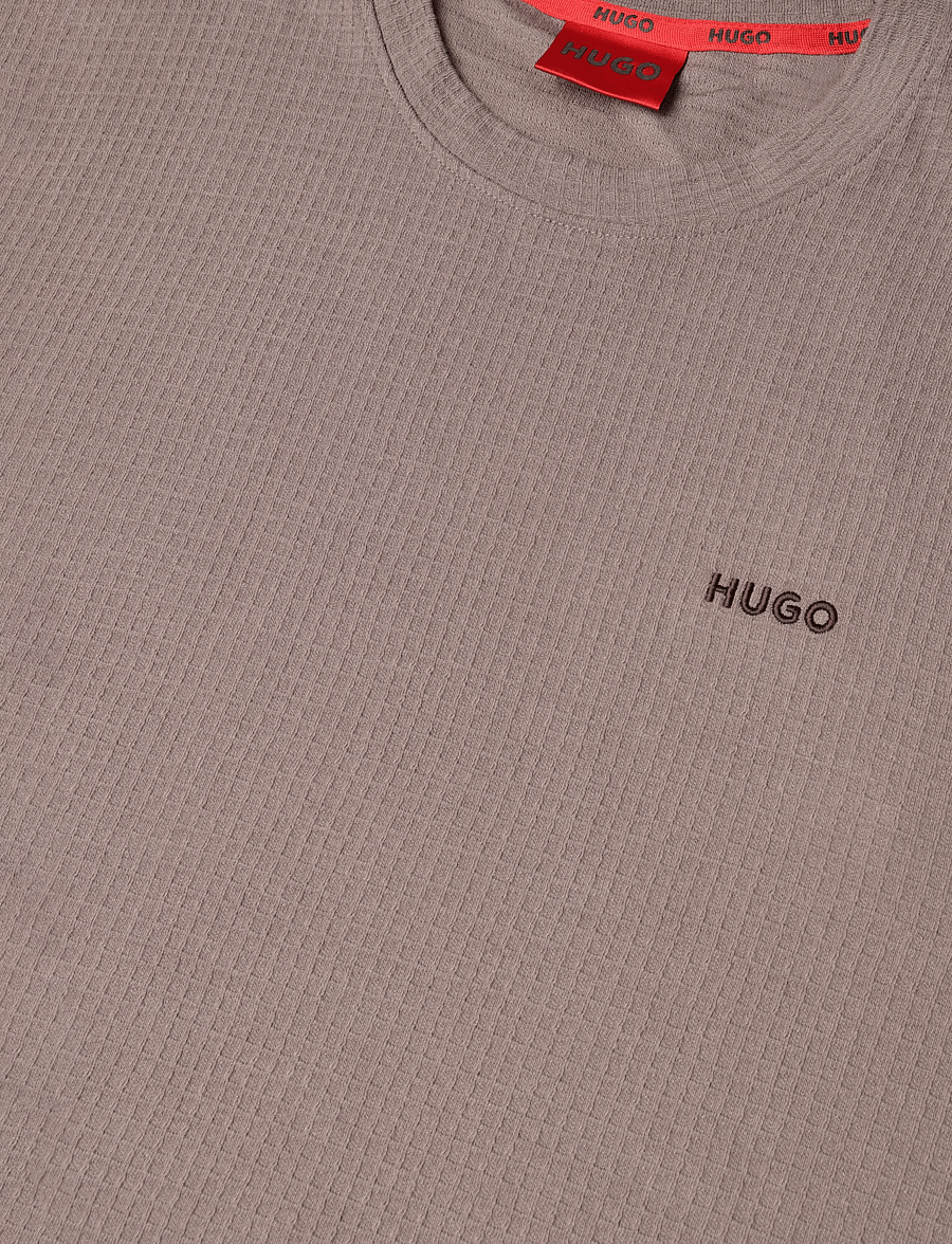 HUGO - Austin LS Shirt - pidžaamasärgid - rust/copper - 2